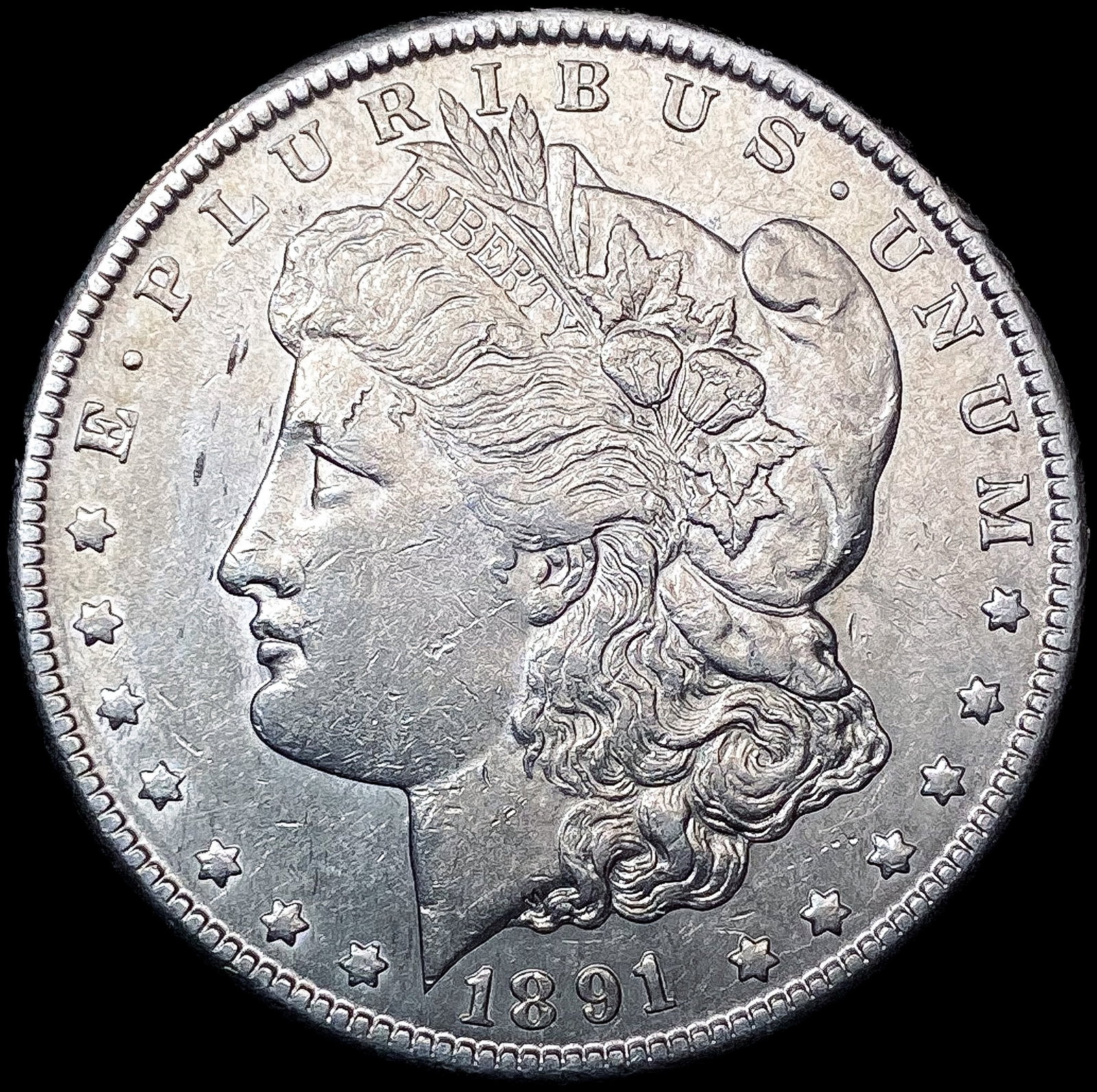1891-CC Morgan Silver Dollar UNCIRCULATED: 1891-CC Morgan Silver Dollar UNCIRCULATED