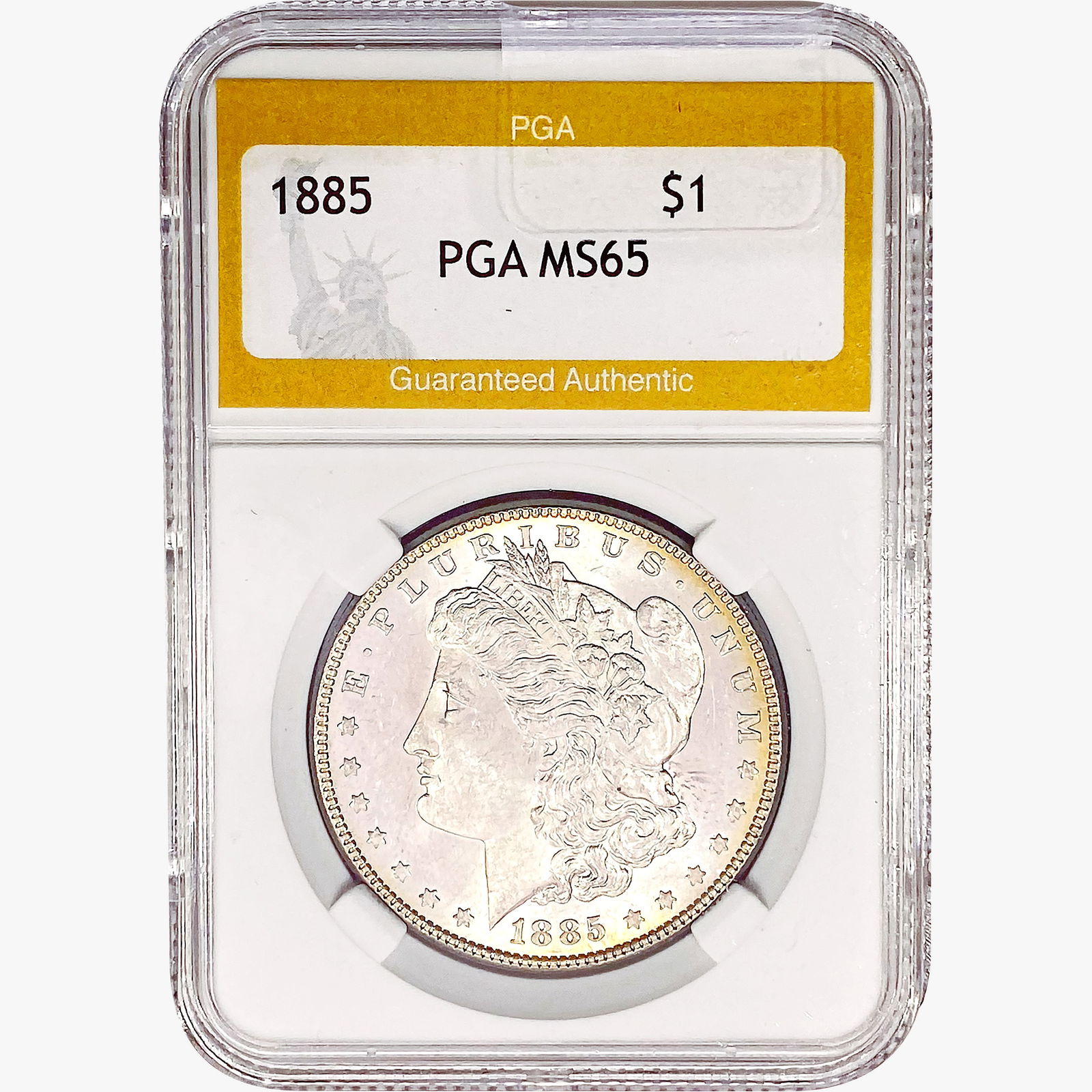 1885 Morgan Silver Dollar PGA MS65 (1 of 2)