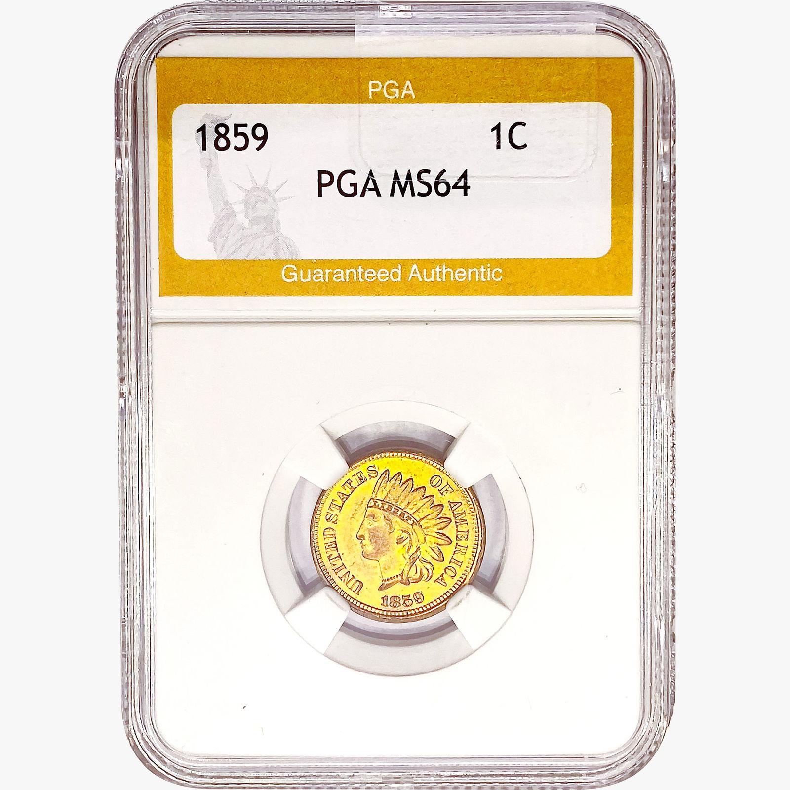 1859 Indian Head Cent PGA MS64 (1 of 2)