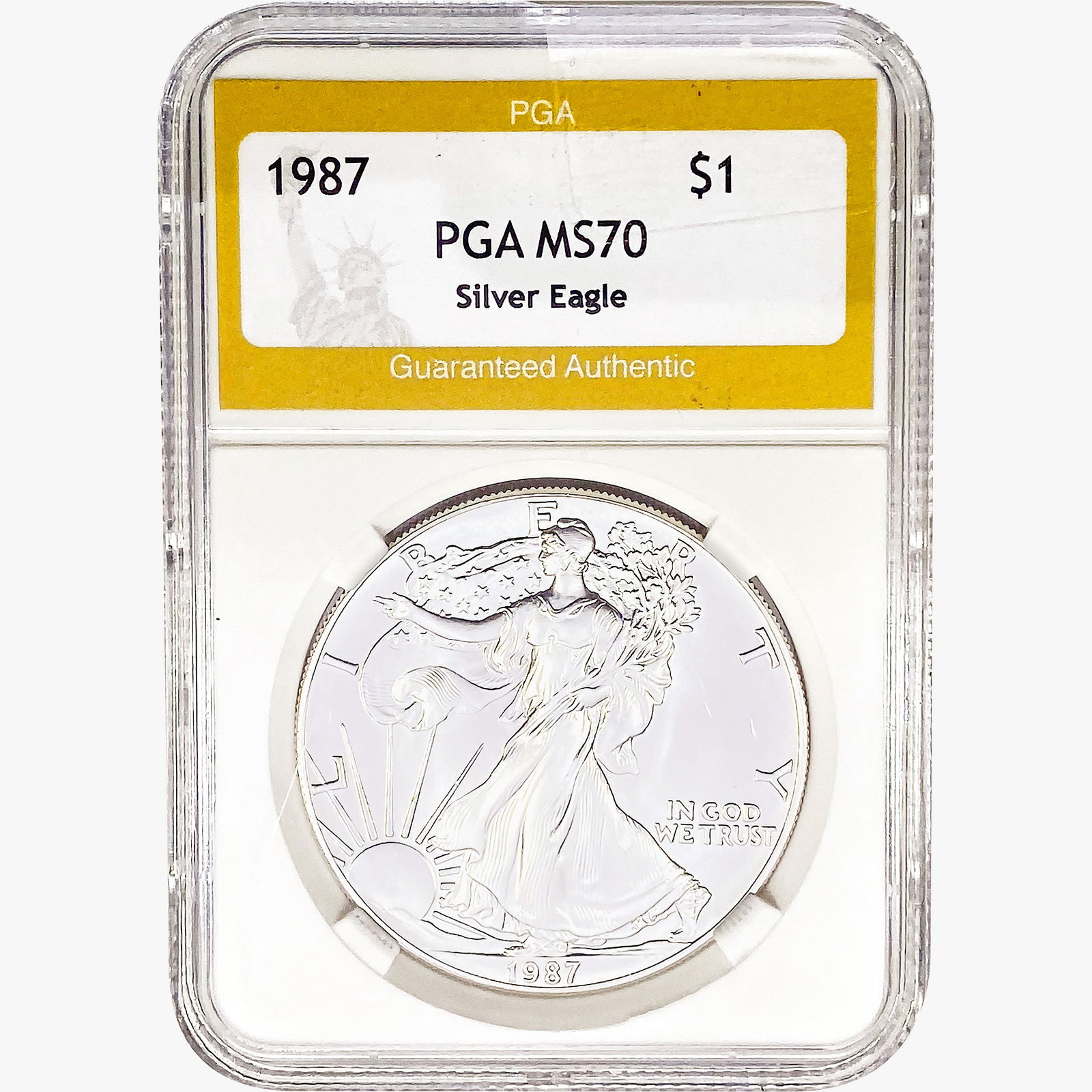 1987 Silver Eagle PGA MS70 (1 of 2)