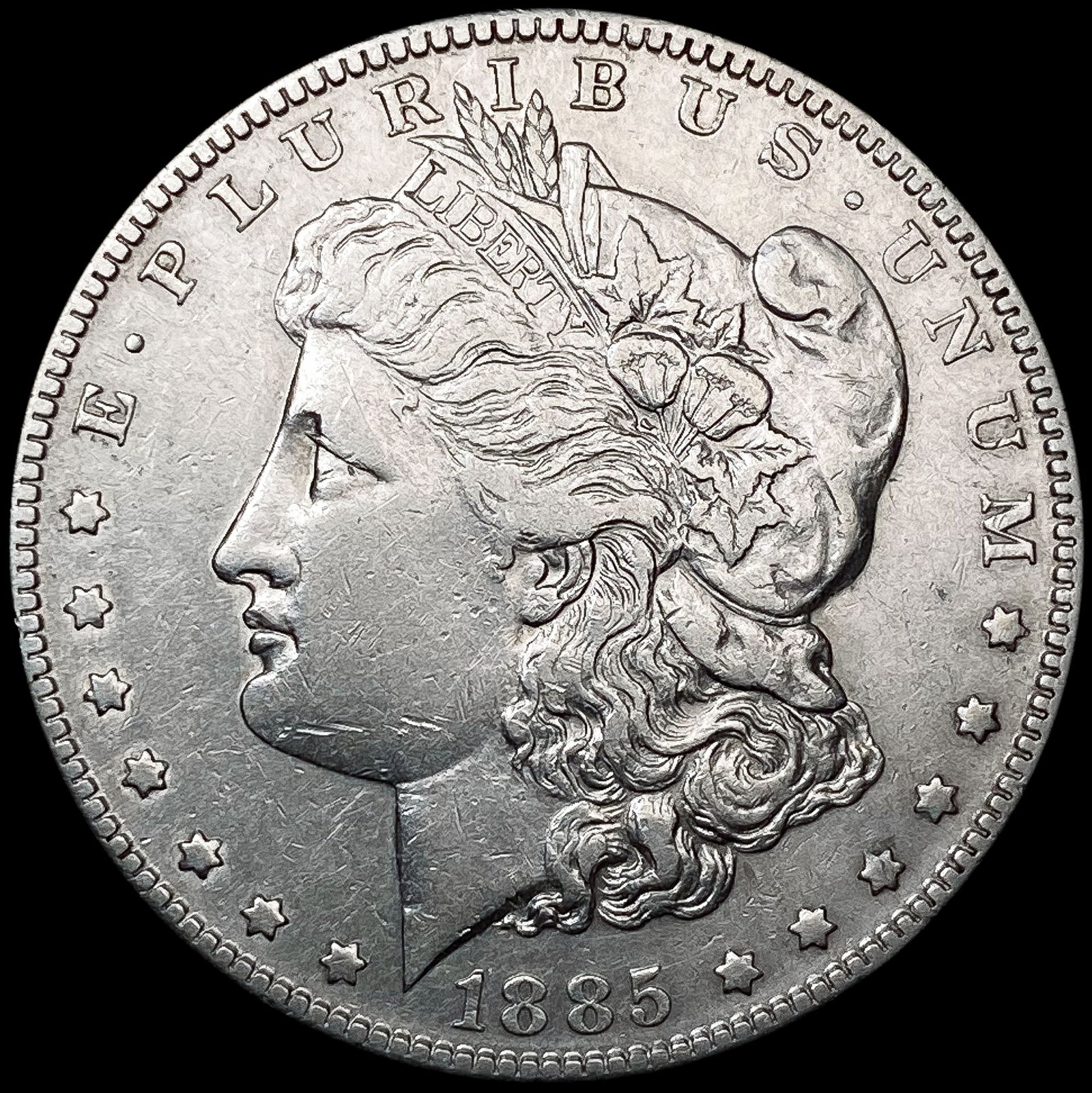 1885-S Morgan Silver Dollar NEARLY UNCIRCULATED (1 of 2)