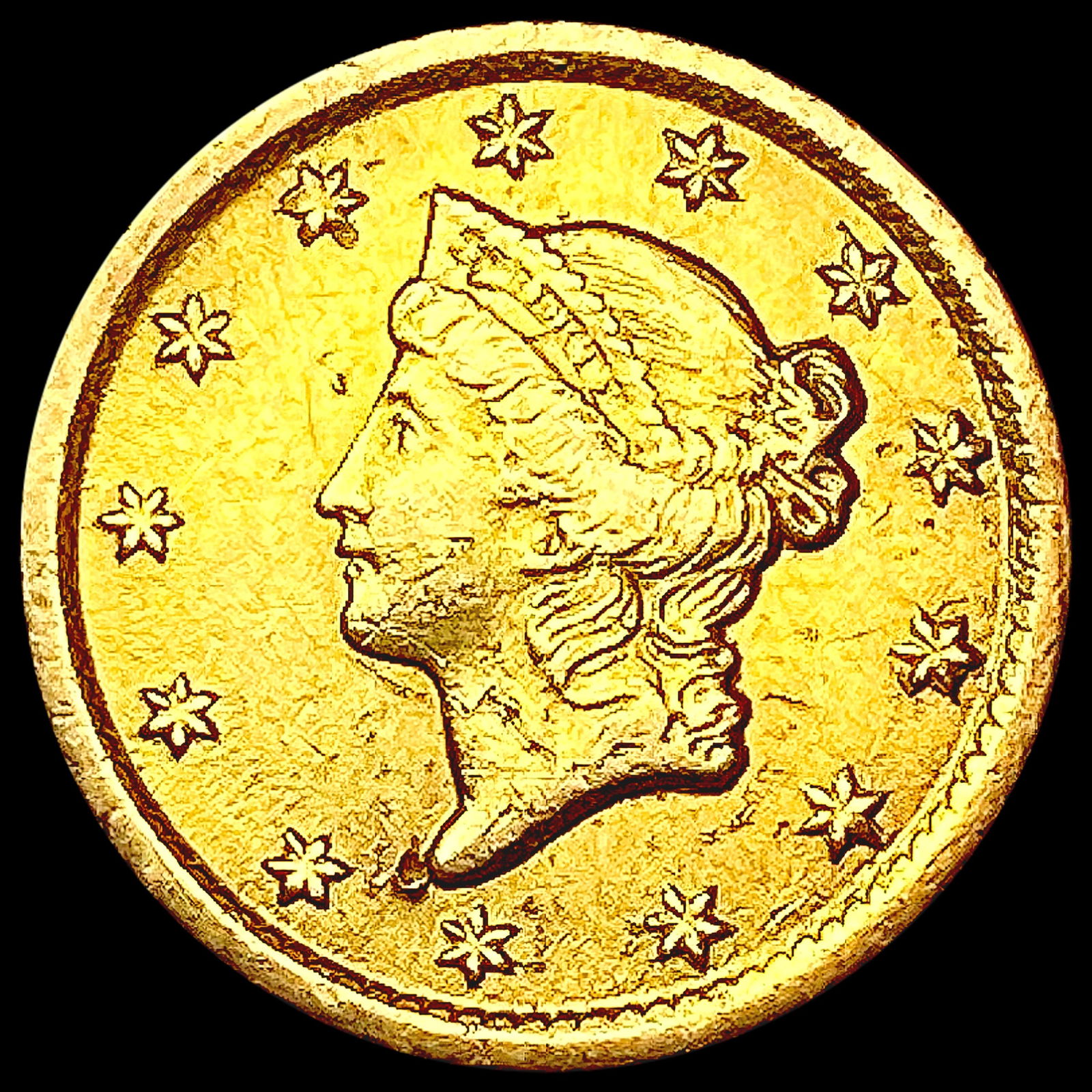 1853-O Rare Gold Dollar CLOSELY UNCIRCULATED (1 of 2)