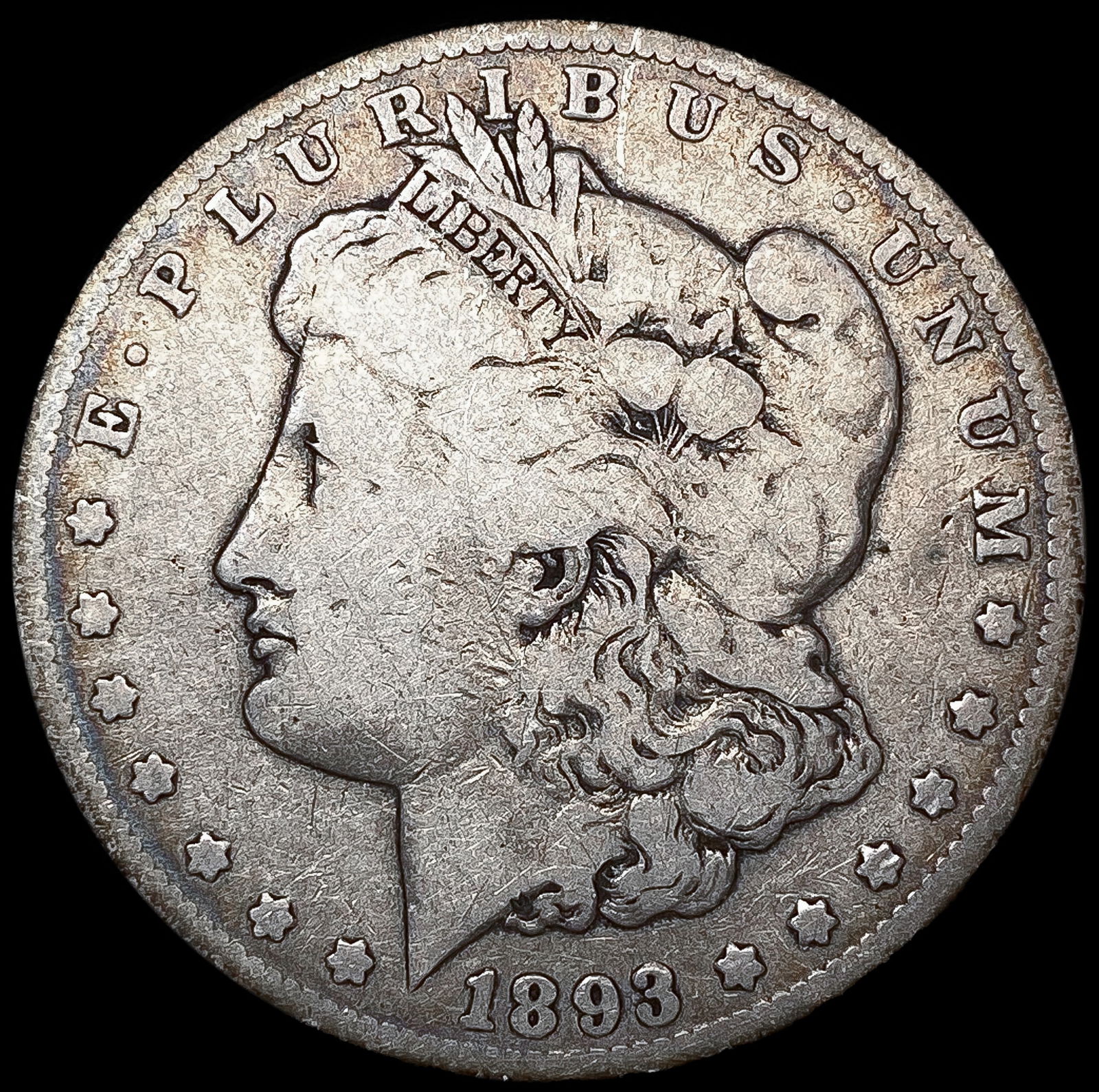 1893-CC Morgan Silver Dollar NICELY CIRCULATED (1 of 2)