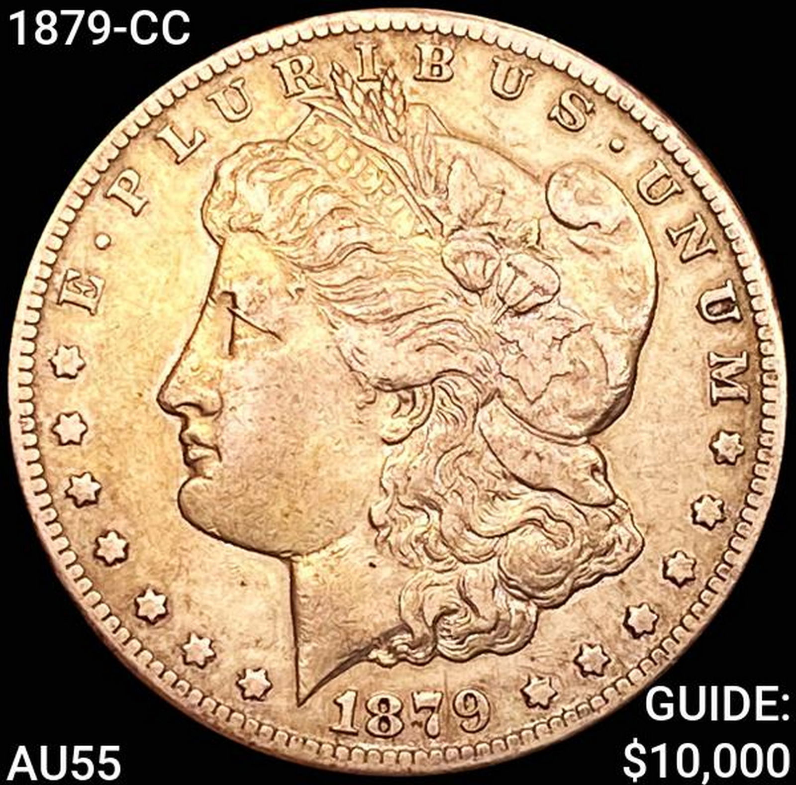 1879-CC Morgan Silver Dollar HIGH GRADE (1 of 2)