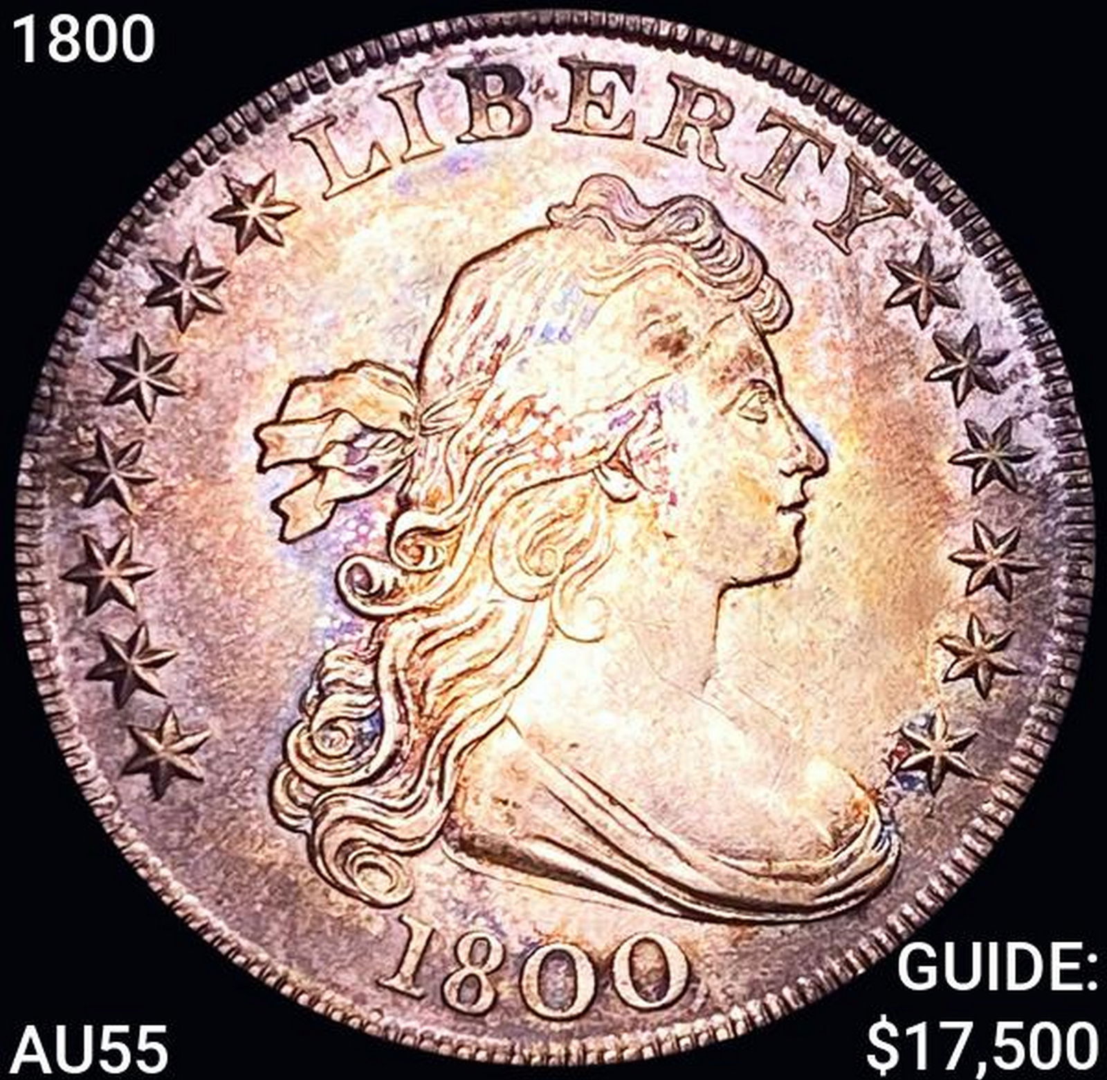 1800 Draped Bust Dollar HIGH GRADE (1 of 2)