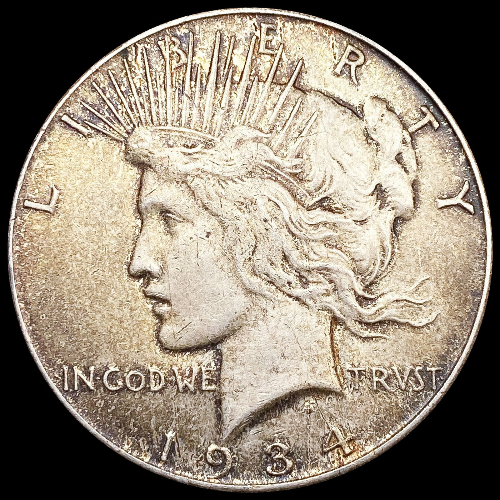 1934-S Silver Peace Dollar LIGHTLY CIRCULATED (1 of 2)