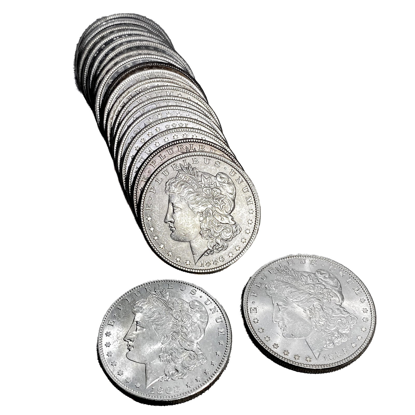 High Grade Morgan Silver Dollar Roll [20 Coins] (1 of 4)