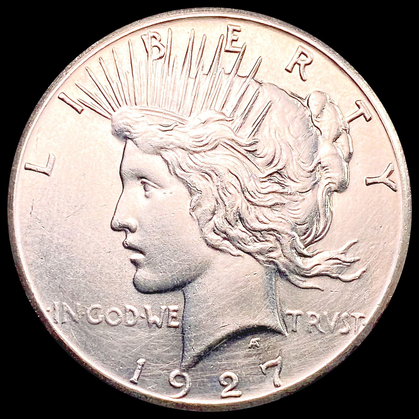 1927 Silver Peace Dollar CLOSELY UNCIRCULATED (1 of 2)