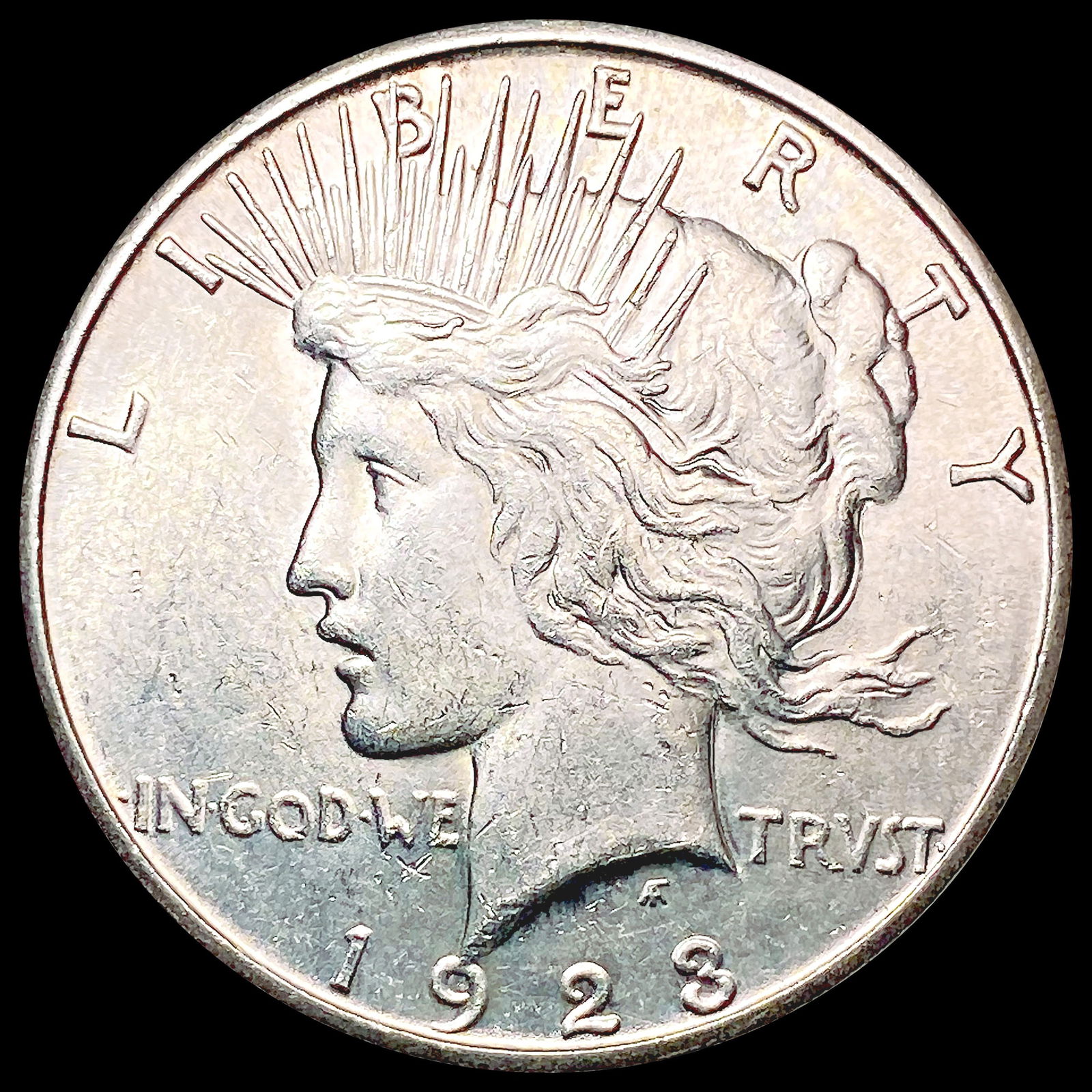 1923-S Silver Peace Dollar CHOICE BU (1 of 2)