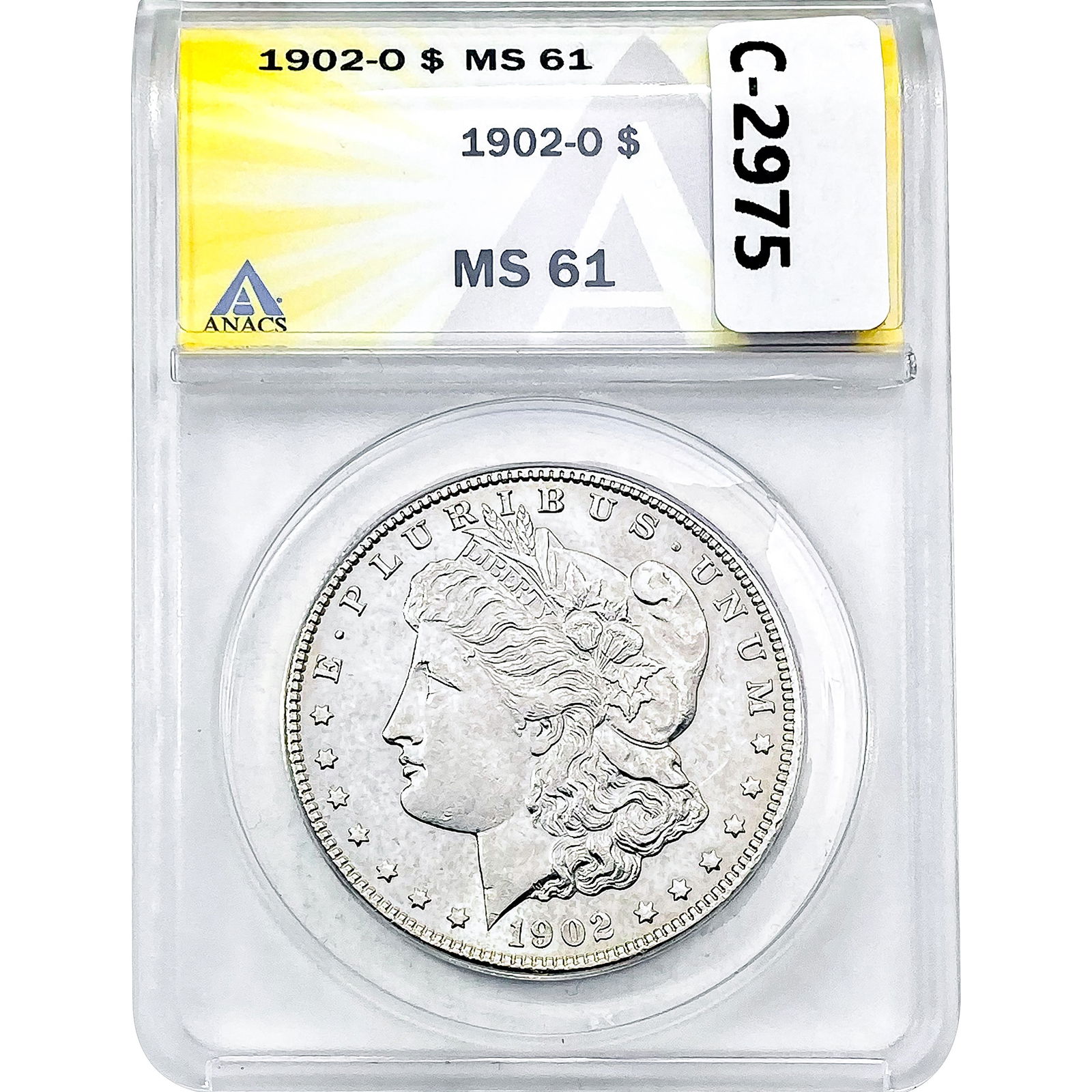1902-O Morgan Silver Dollar ANACS MS61 (1 of 2)
