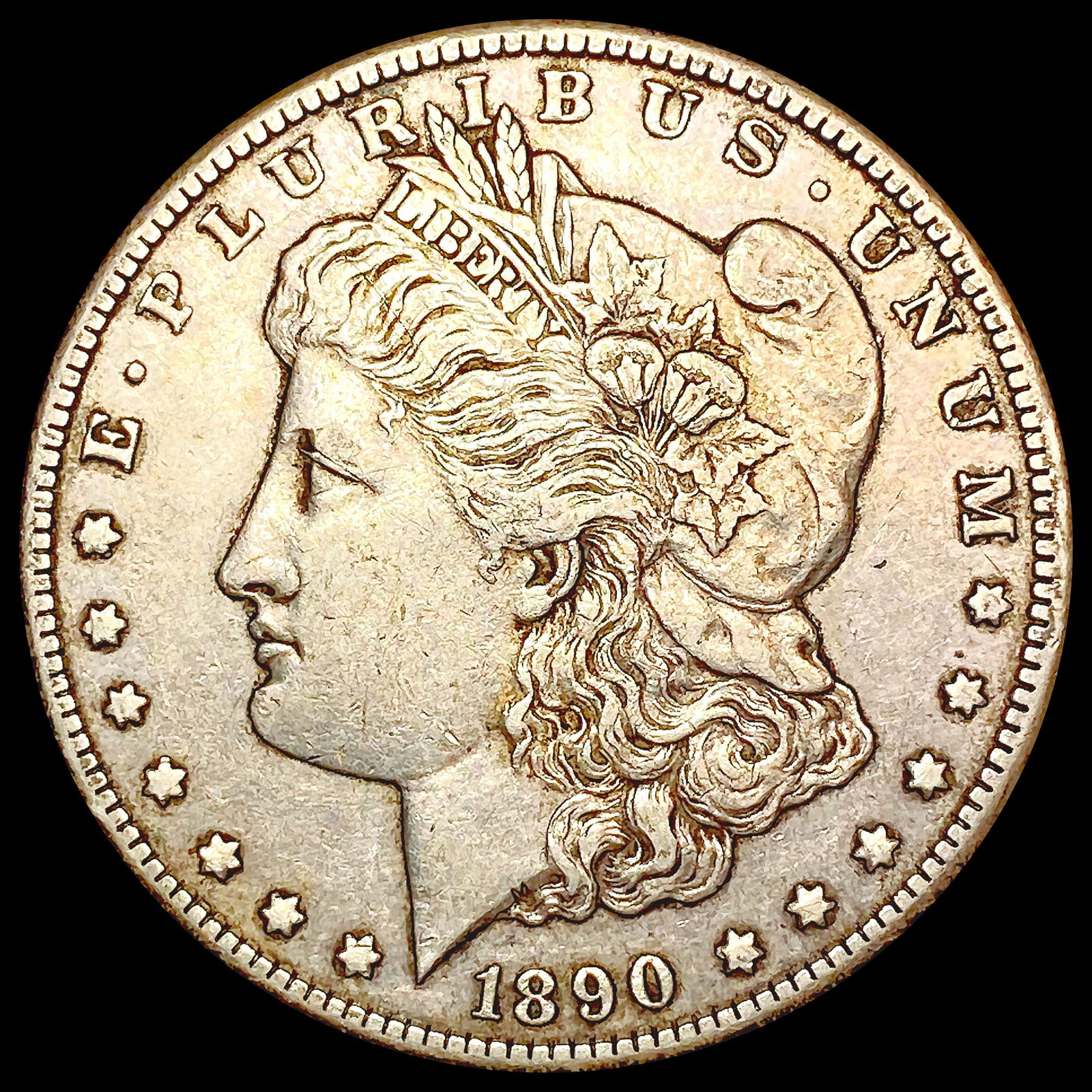 1890-CC Morgan Silver Dollar LIGHTLY CIRCULATED (1 of 2)