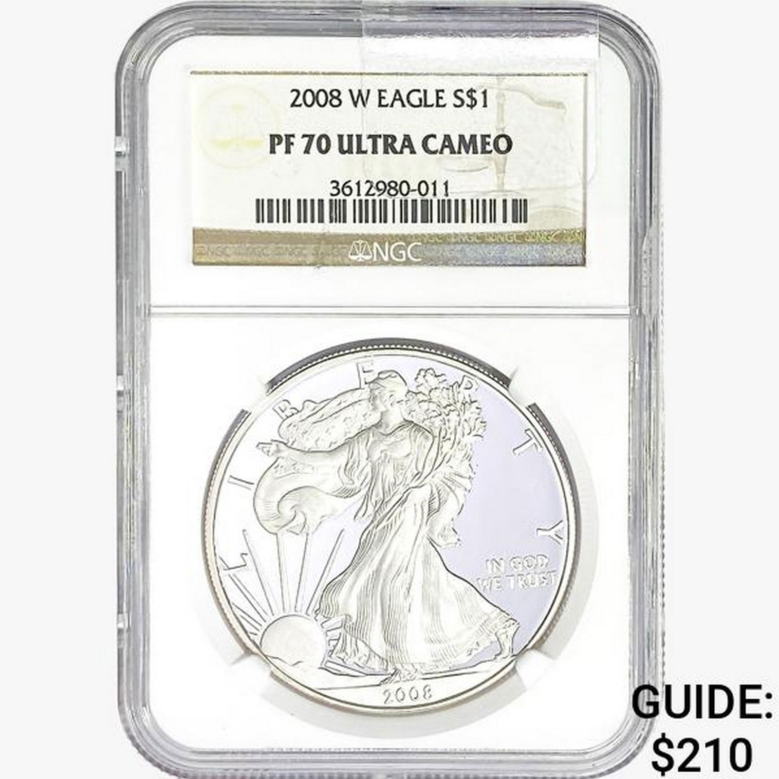 2008-W Silver Eagle NGC PF70 UC (1 of 2)