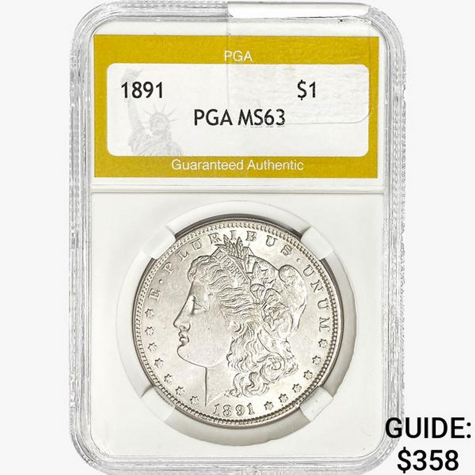 1891 Morgan Silver Dollar PGA MS63 (1 of 2)