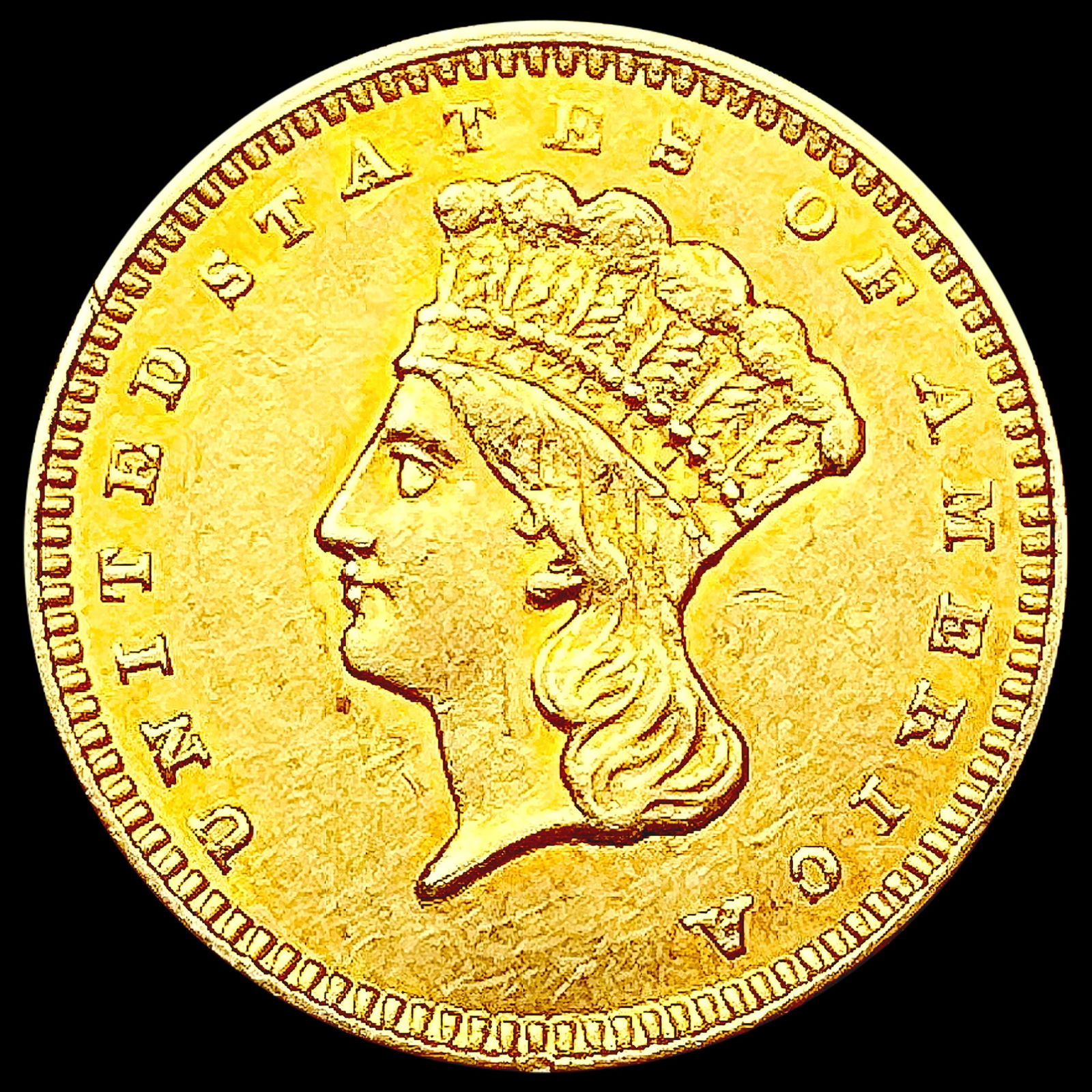 1861 Rare Gold Dollar CLOSELY UNCIRCULATED (1 of 2)