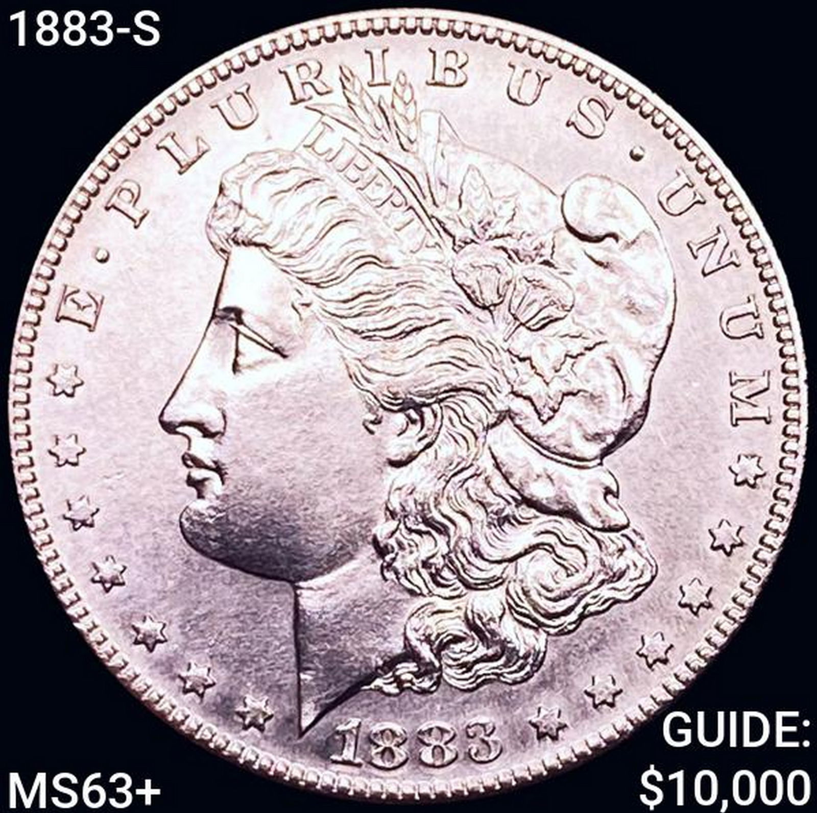 1883-S Morgan Silver Dollar CHOICE BU+ (1 of 2)