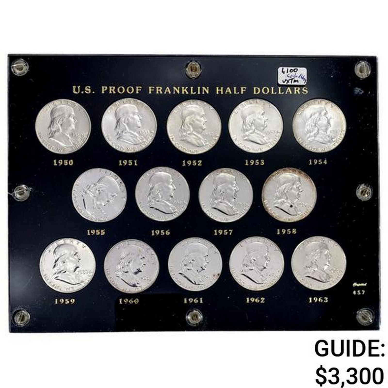 1950-1963 Proof Franklin Set [14 Coins] (1 of 2)
