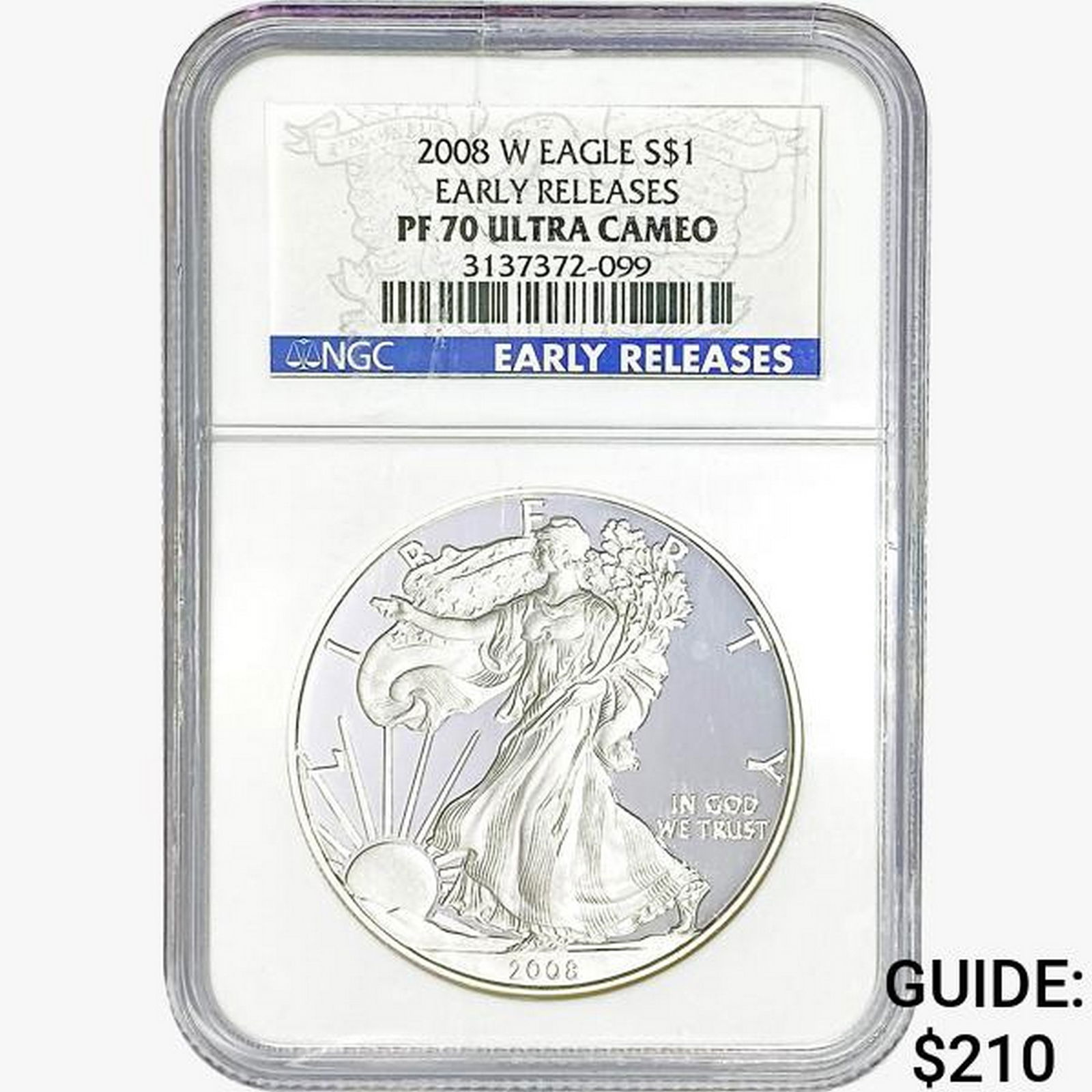 2008-W Silver Eagle NGC PF70 UC (1 of 2)