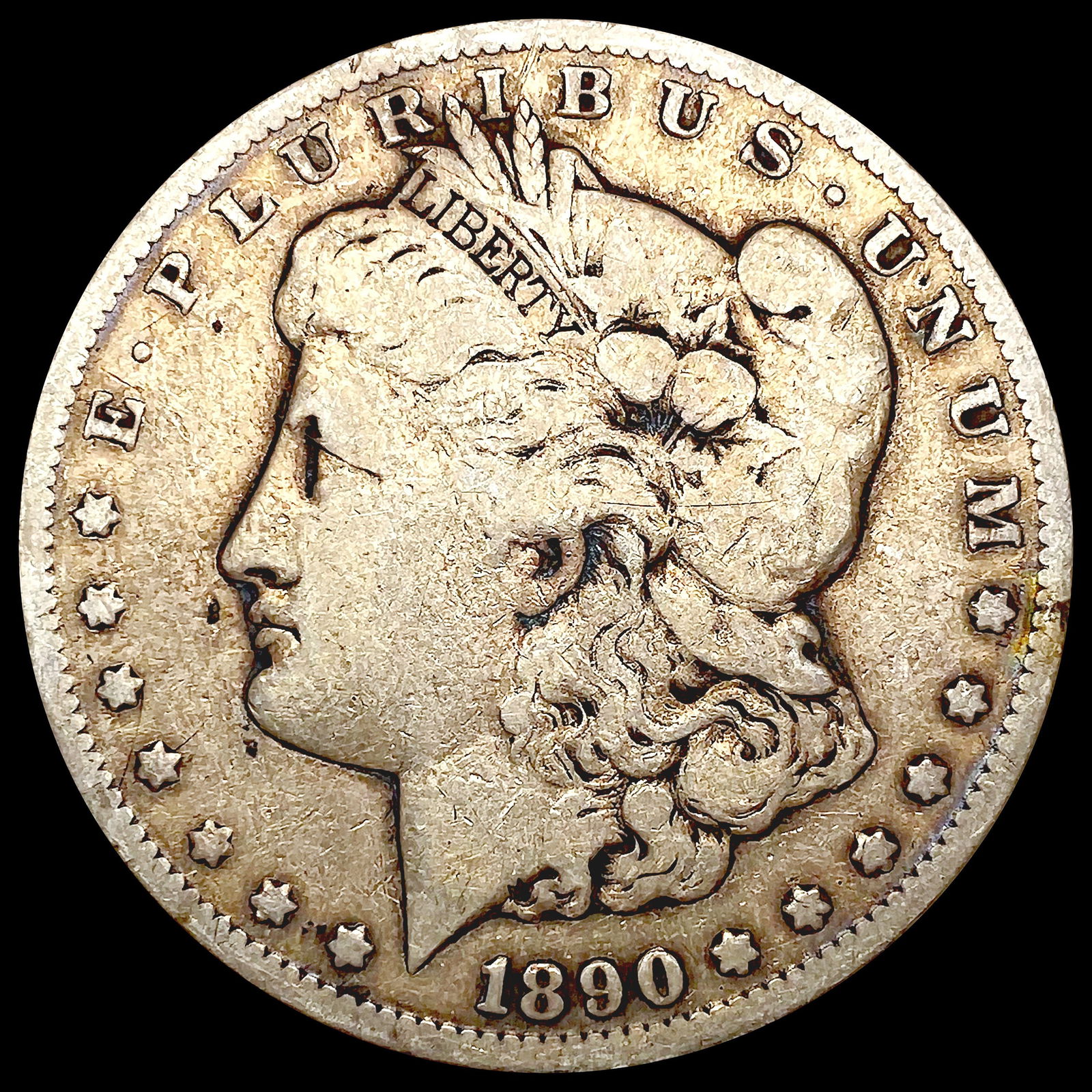 1890-CC Morgan Silver Dollar NICELY CIRCULATED (1 of 2)