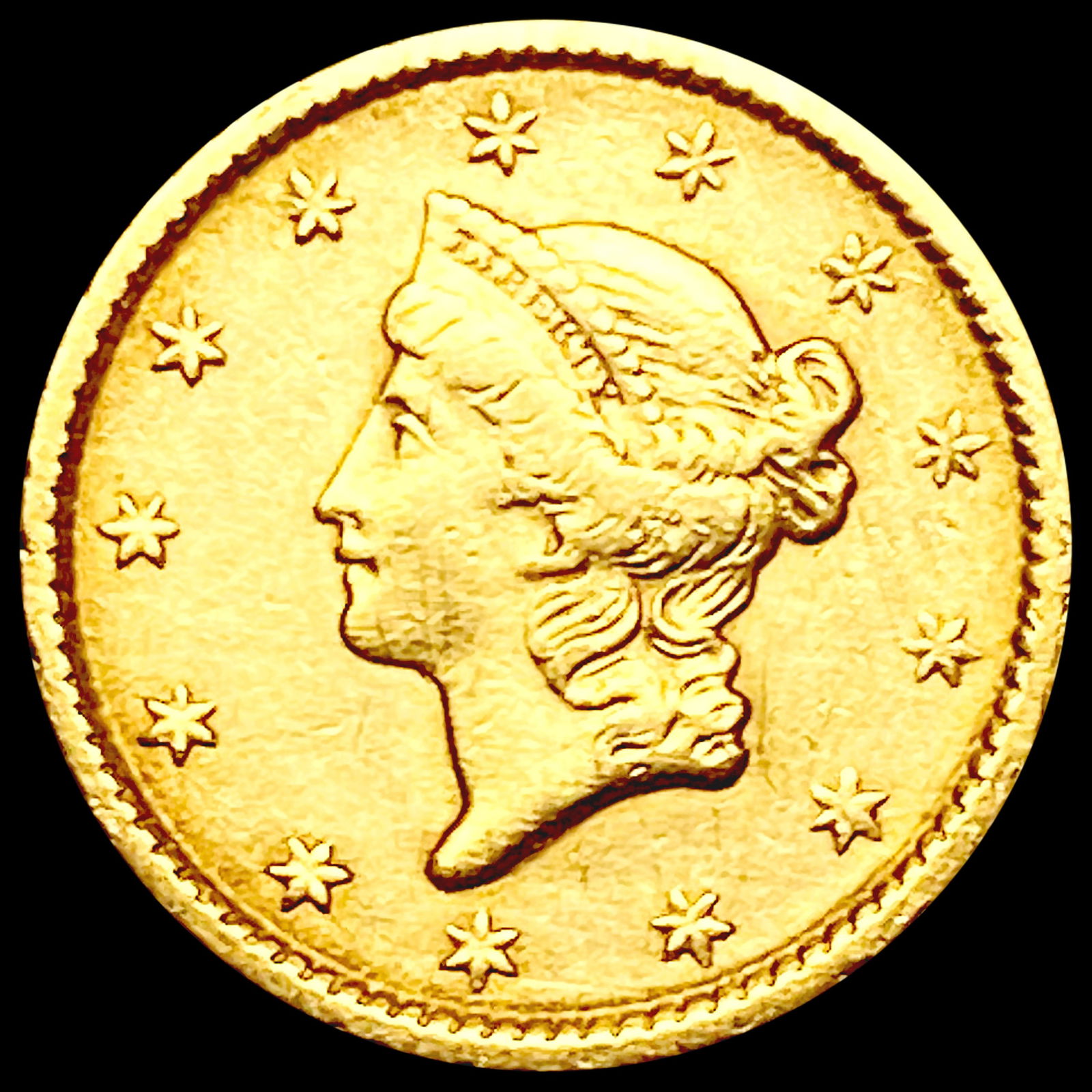 1851 Rare Gold Dollar CLOSELY UNCIRCULATED (1 of 2)