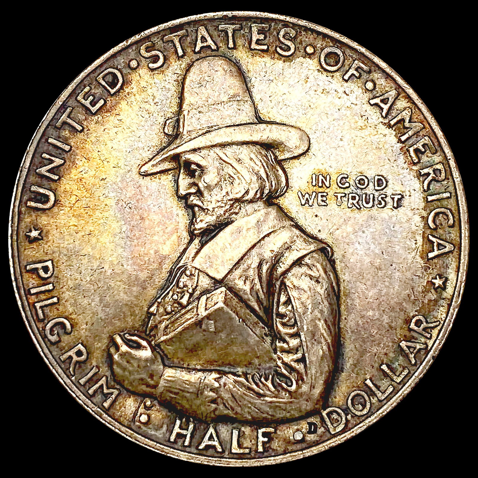 1920 Pilgrim Half Dollar CHOICE AU (1 of 2)