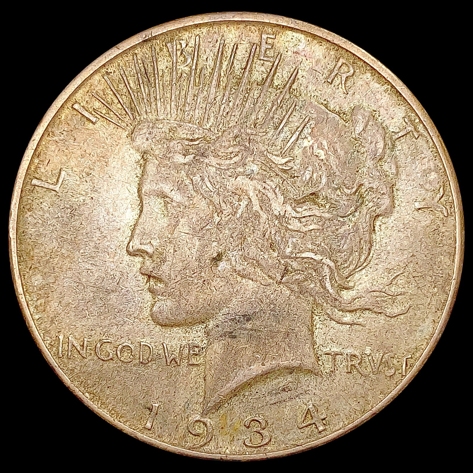 1934-D Silver Peace Dollar LIGHTLY CIRCULATED (1 of 2)