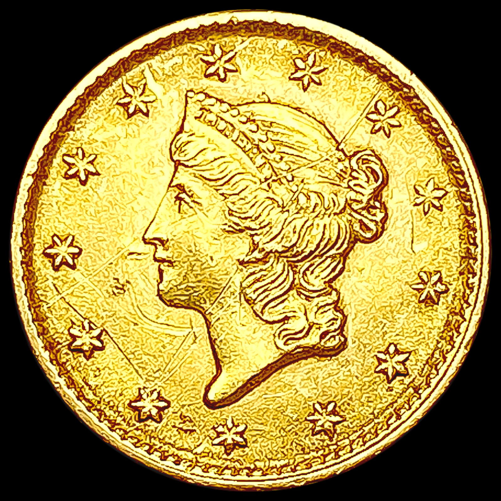 1853 Rare Gold Dollar CLOSELY UNCIRCULATED (1 of 2)