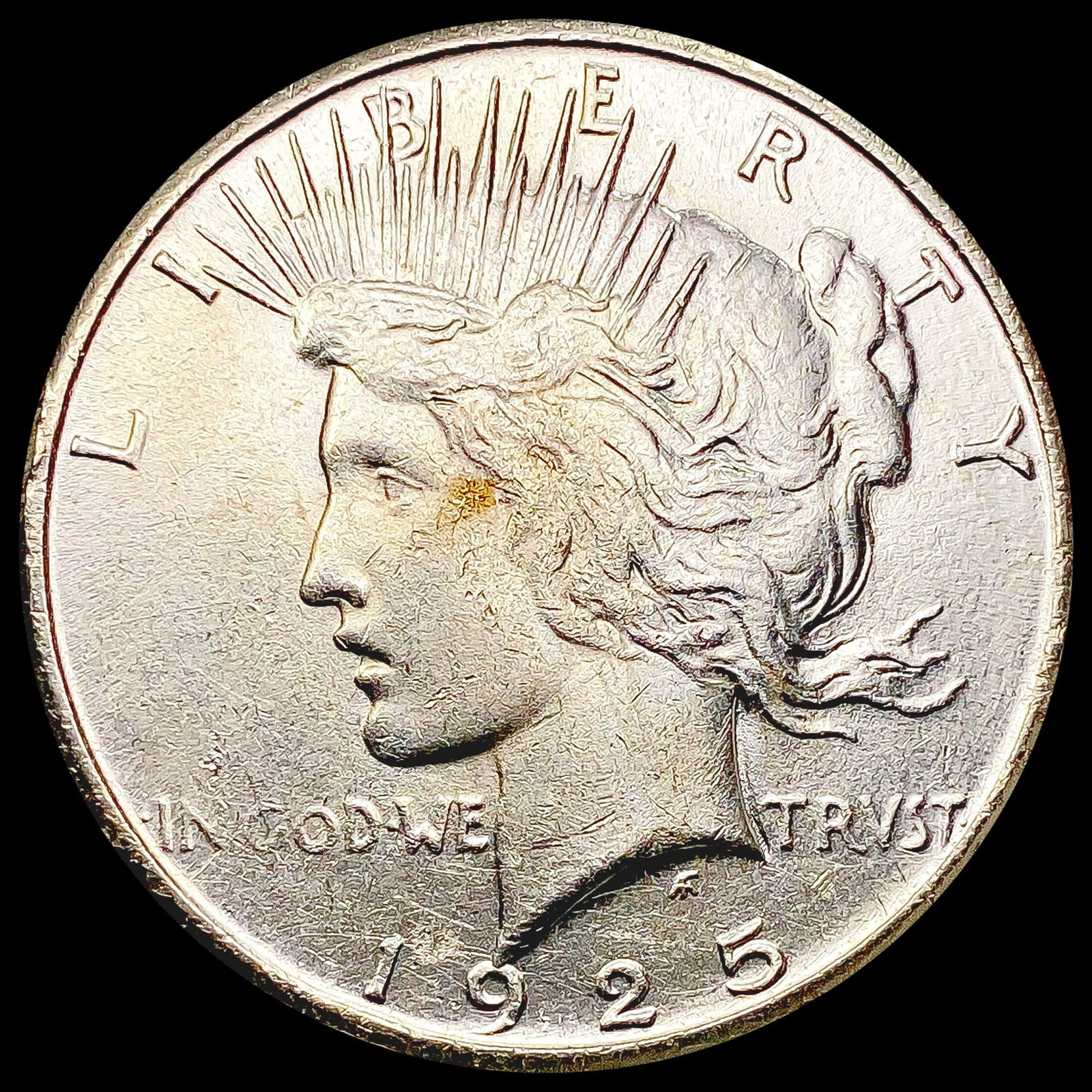 1925-S Silver Peace Dollar CLOSELY UNCIRCULATED (1 of 2)