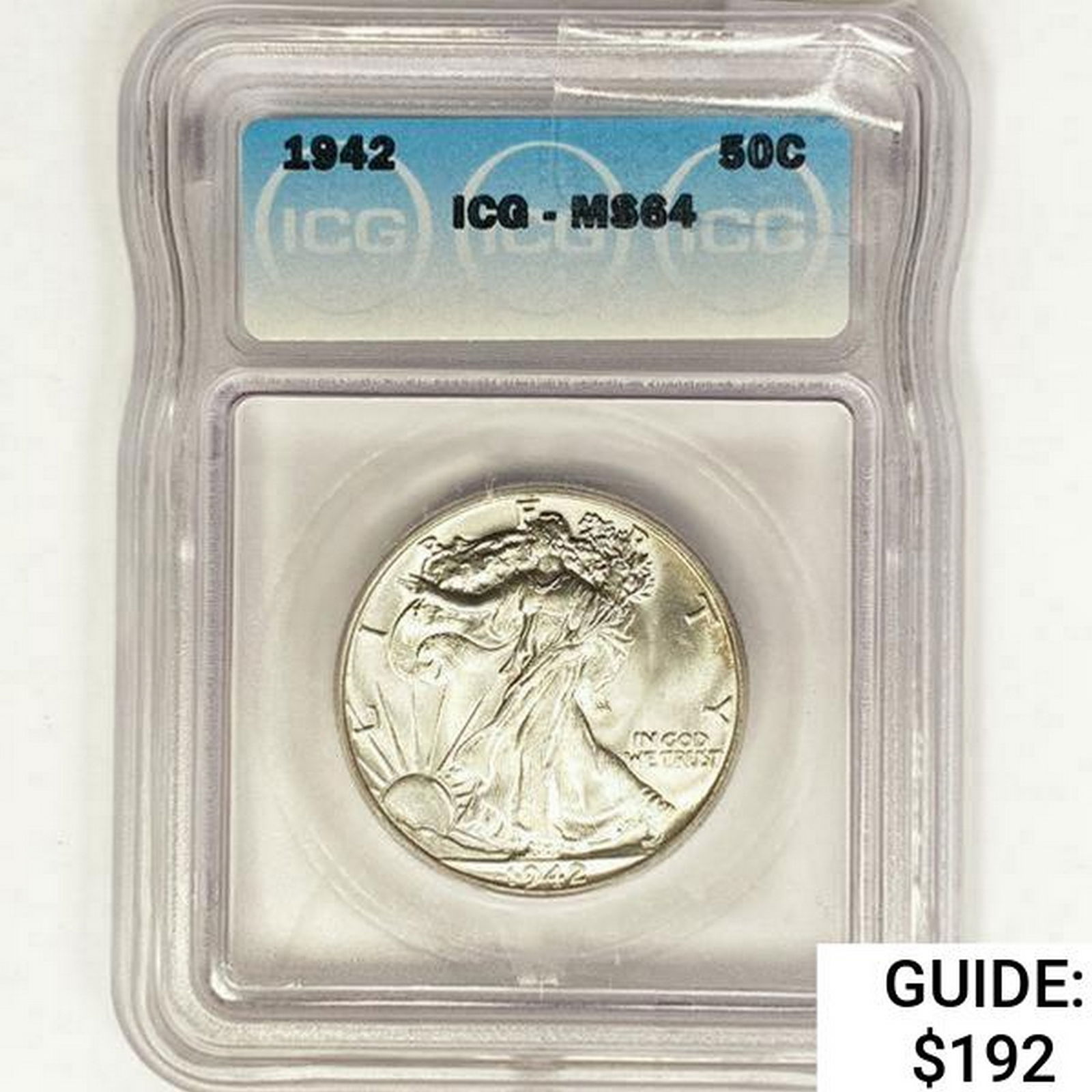 1942 Walking Liberty Half Dollar ICG MS64 (1 of 2)