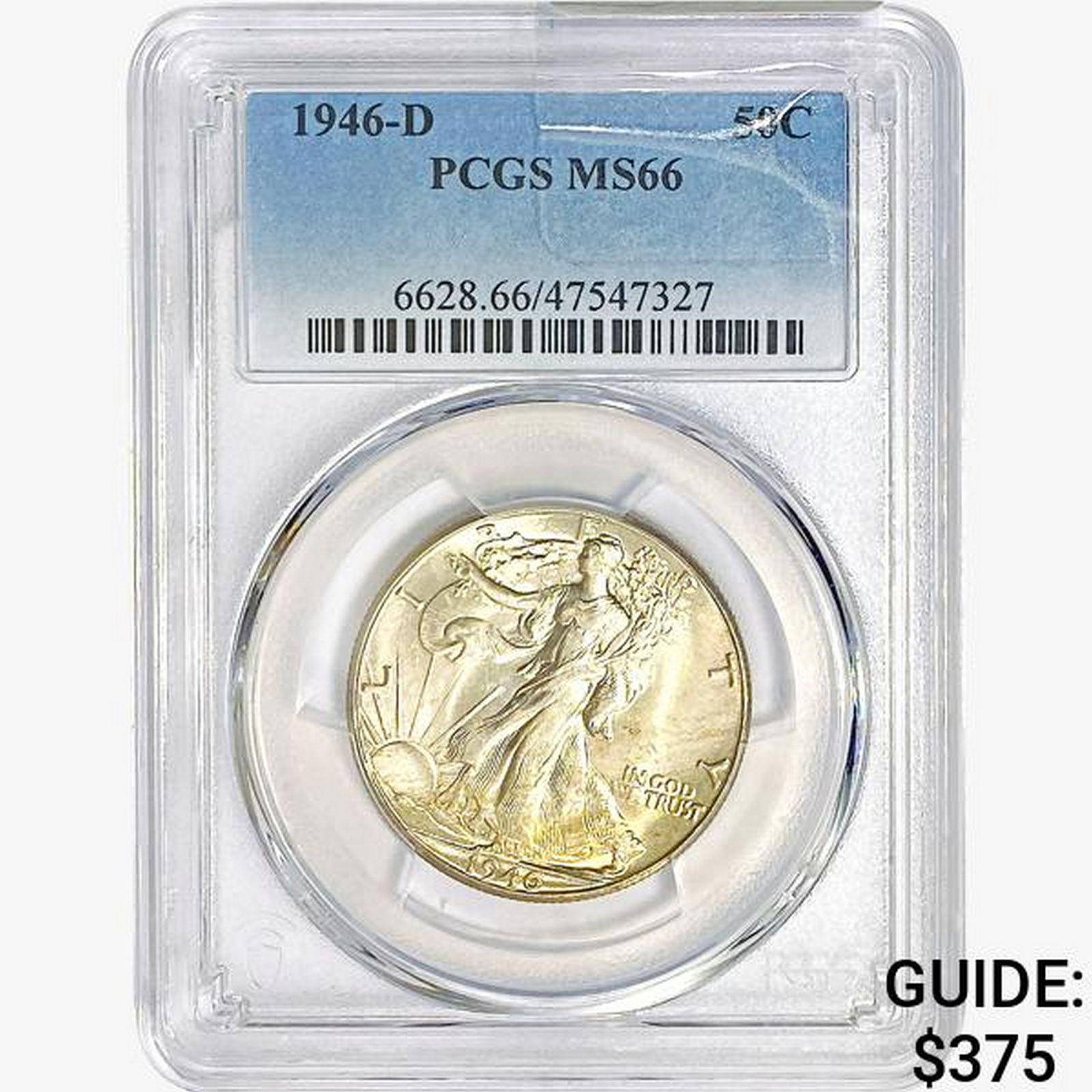 1946-D Walking Liberty Half Dollar PCGS MS66 (1 of 2)