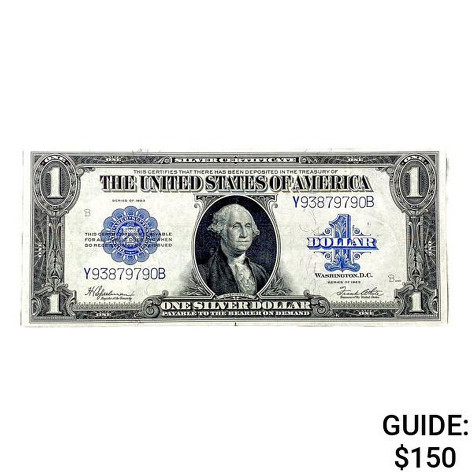 1923 $1 US Lg. Silver Certificate (1 of 2)