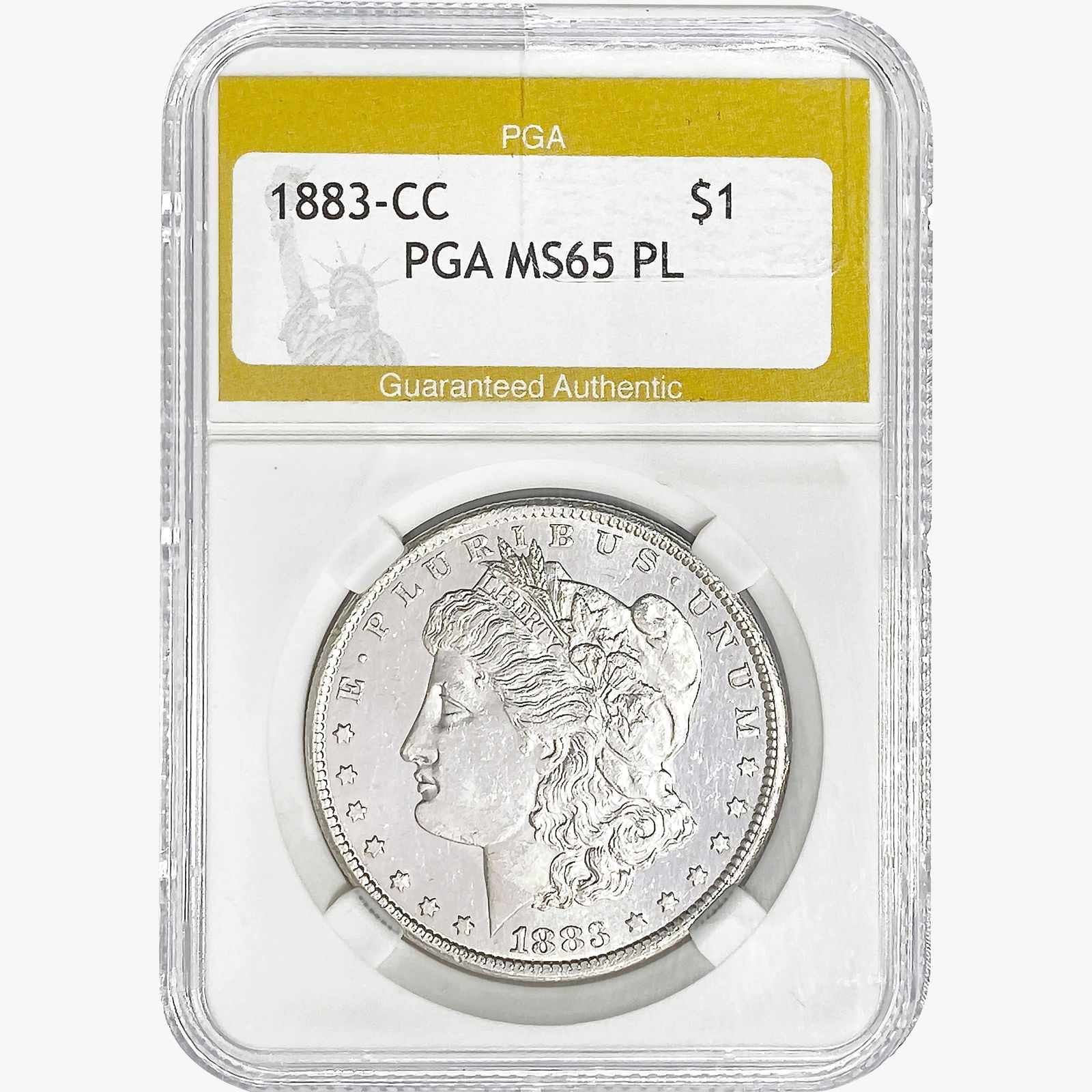 1883-CC Morgan Silver Dollar PGA MS65 PL (1 of 2)