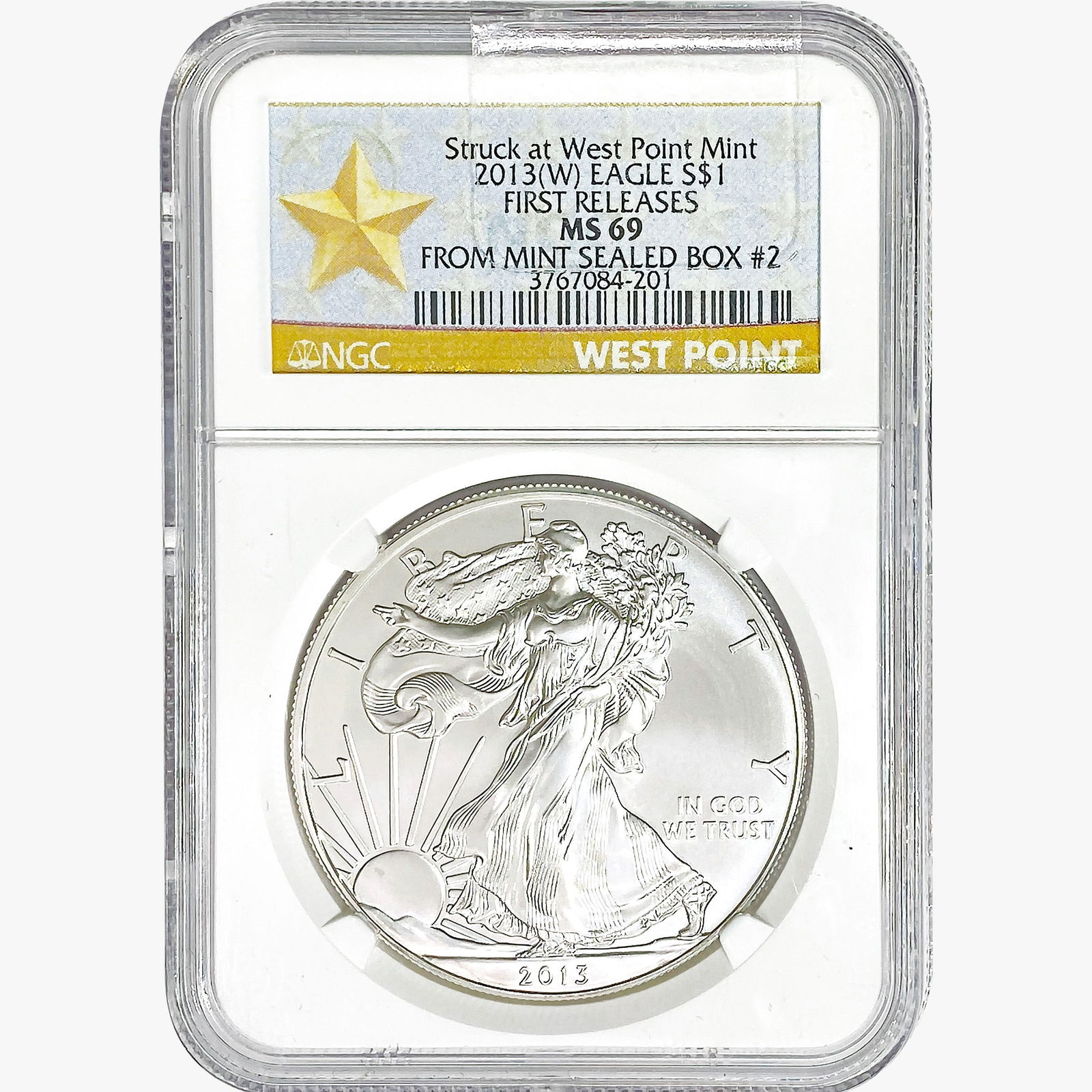 2013-W Silver Eagle NGC MS69 FR (1 of 2)