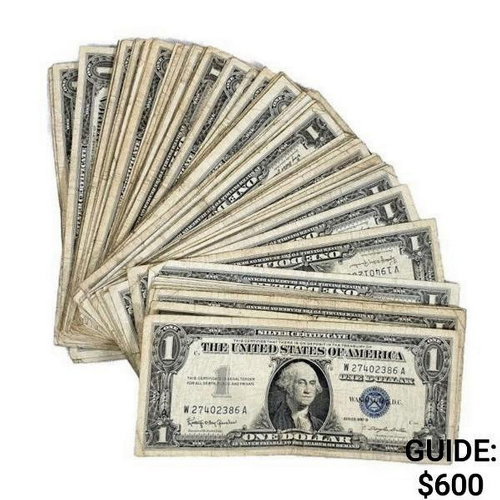 (100) $1 Silver Certificate Collection (1 of 2)
