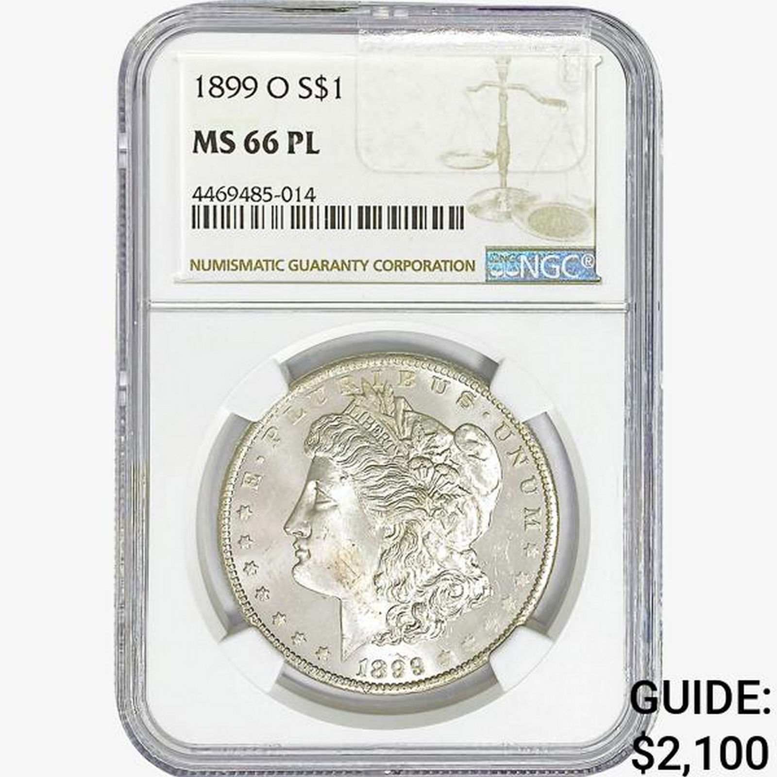 1899-O Morgan Silver Dollar NGC MS66 PL (1 of 2)