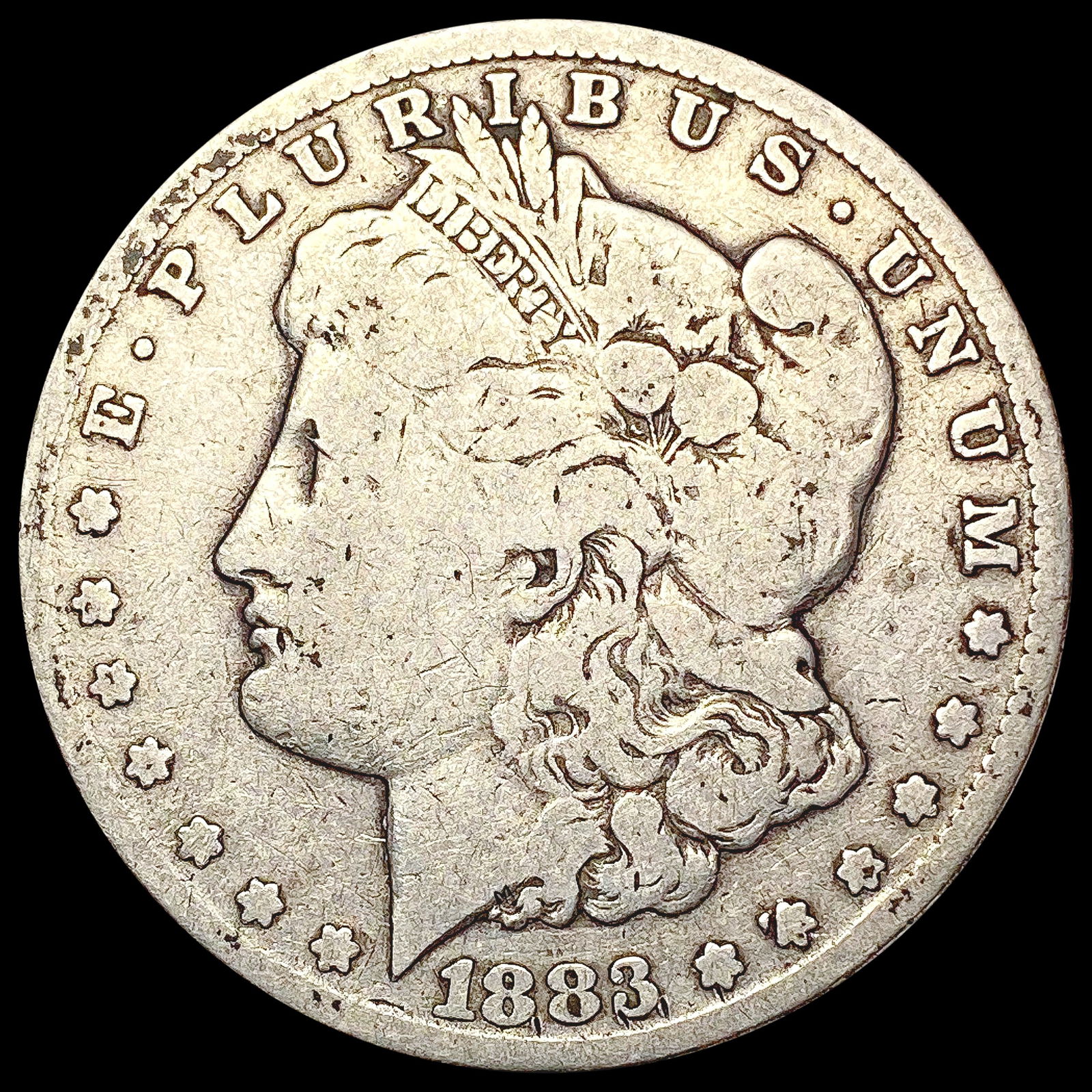 1883-CC Morgan Silver Dollar NICELY CIRCULATED (1 of 2)