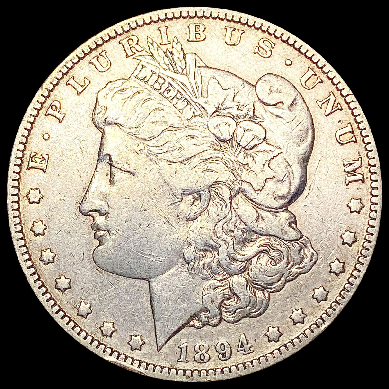 1894-O Morgan Silver Dollar NEARLY UNCIRCULATED (1 of 2)