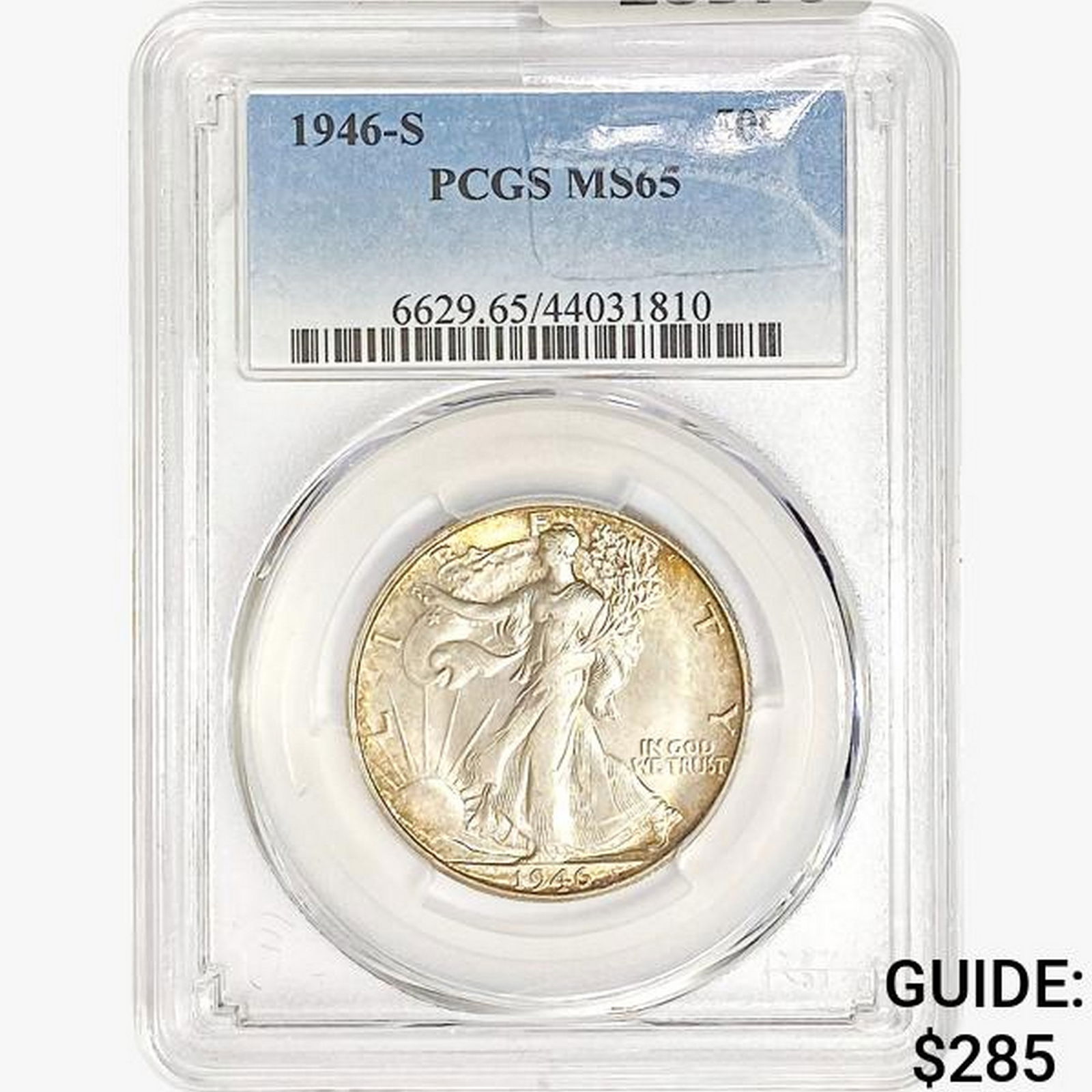 1946-S Walking Liberty Half Dollar PCGS MS65 (1 of 2)