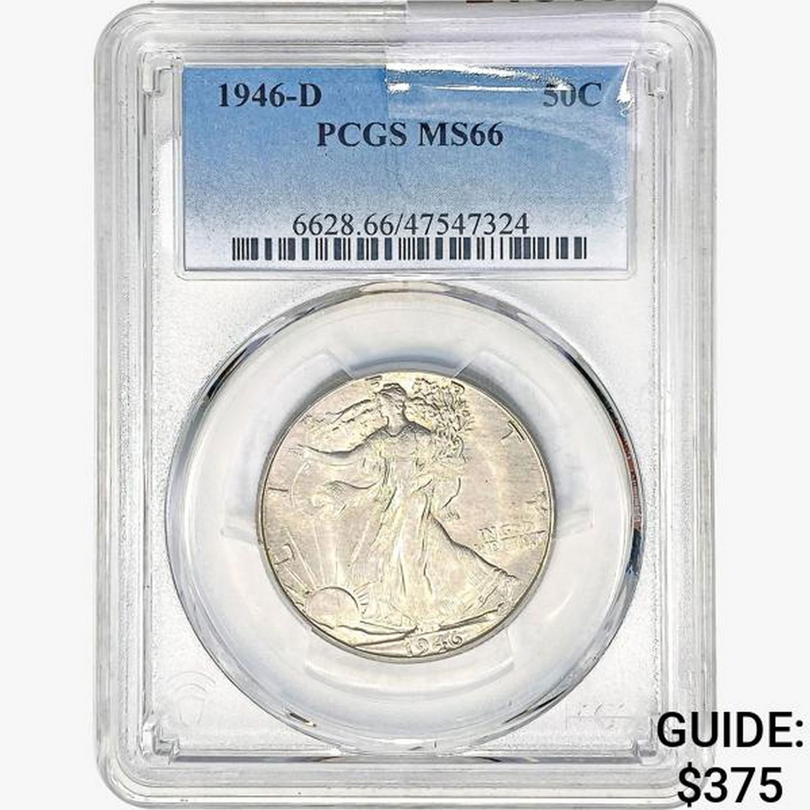 1946-D Walking Liberty Half Dollar PCGS MS66 (1 of 2)