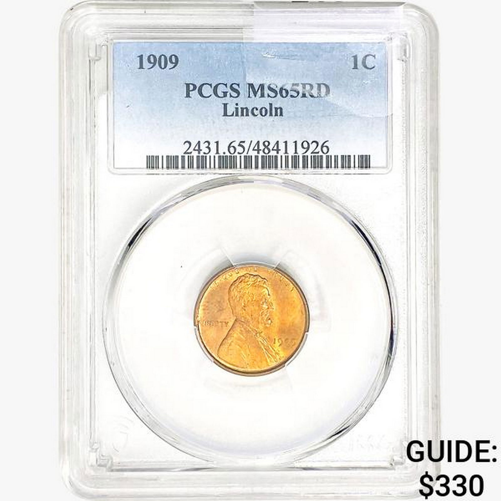 1909 Wheat Cent PCGS MS65 RD (1 of 2)