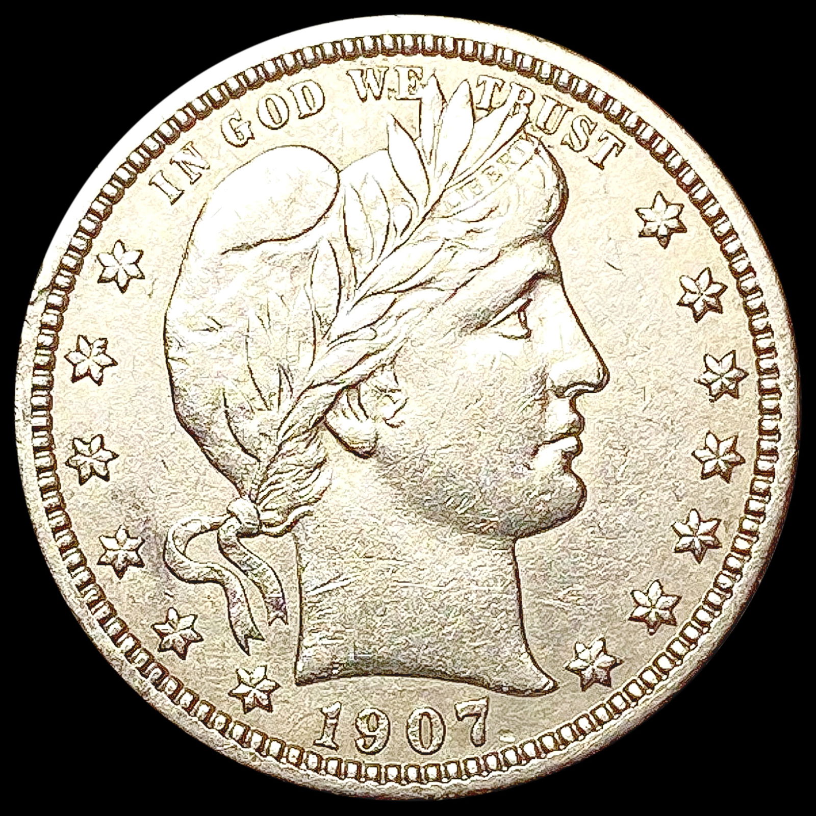 1907-S Barber Quarter CHOICE AU (1 of 2)