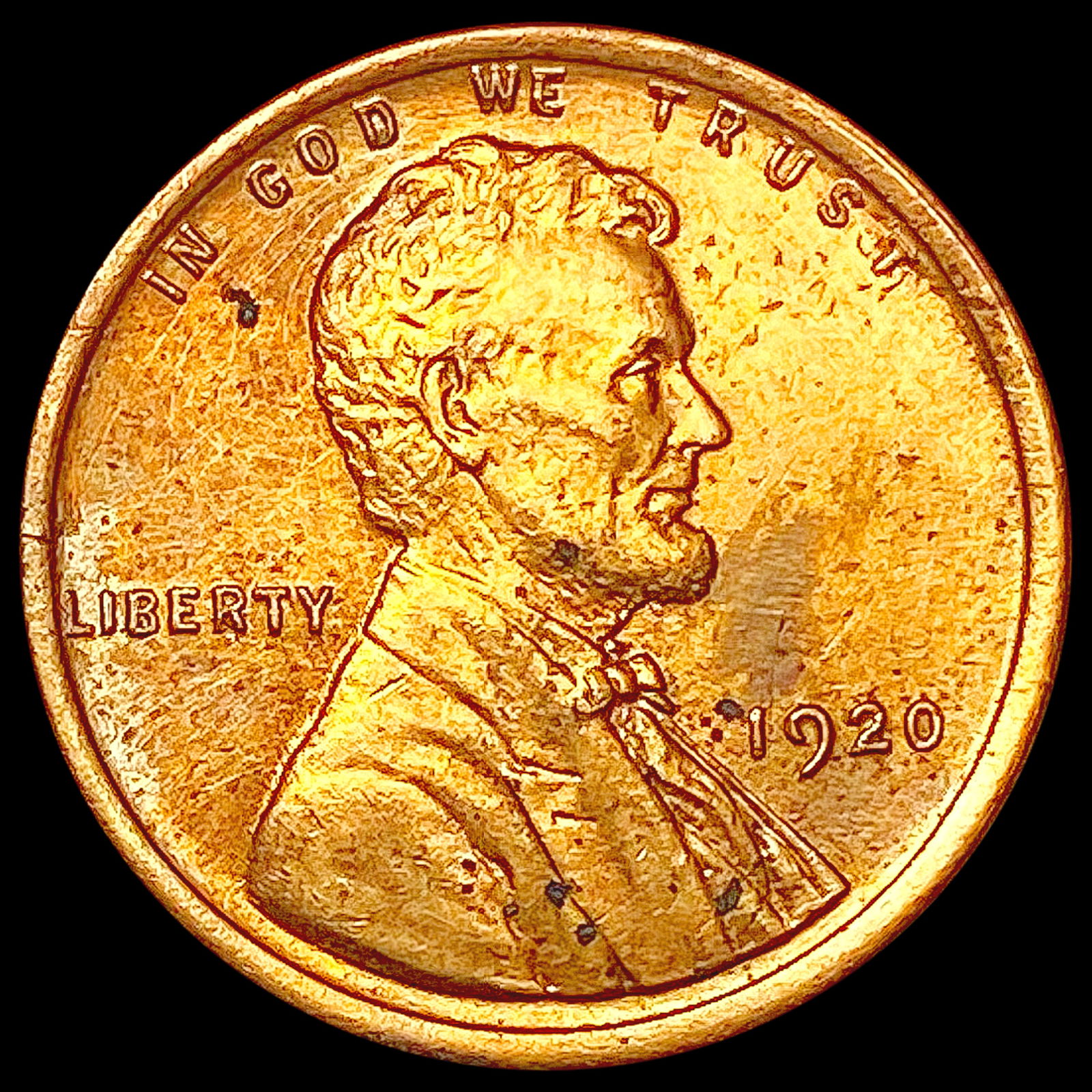 1920 RED Wheat Cent UNCIRCULATED (1 of 2)