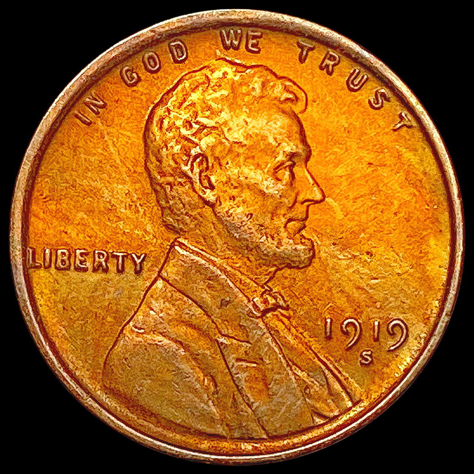 1919-S Wheat Cent UNCIRCULATED (1 of 2)