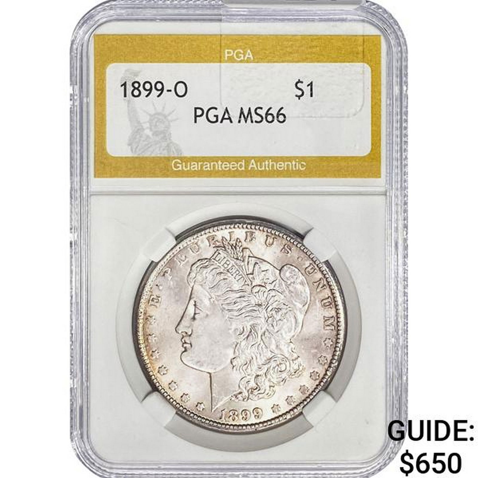 1899-O Morgan Silver Dollar PGA MS66 (1 of 2)