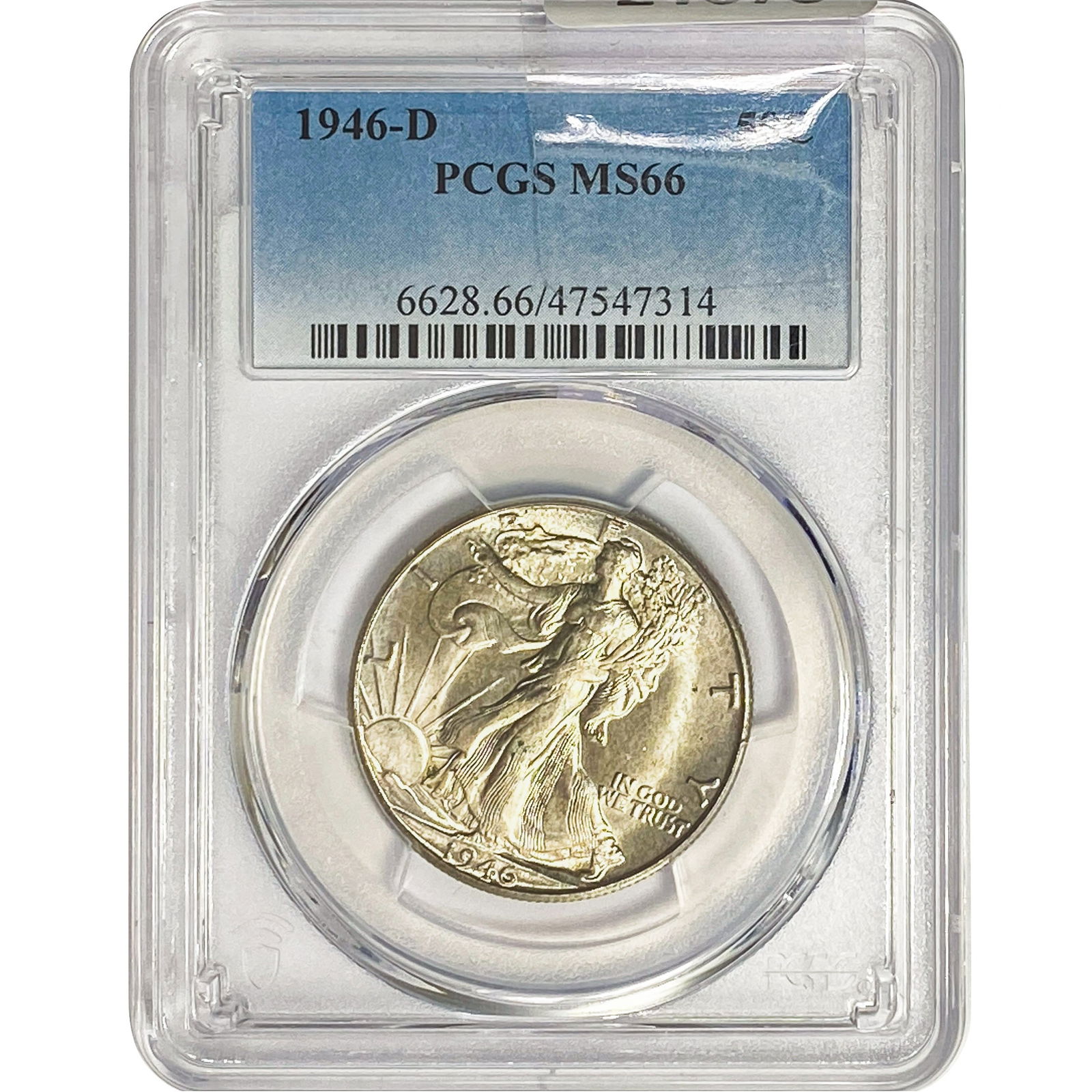 1946-D Walking Liberty Half Dollar PCGS MS66 (1 of 2)