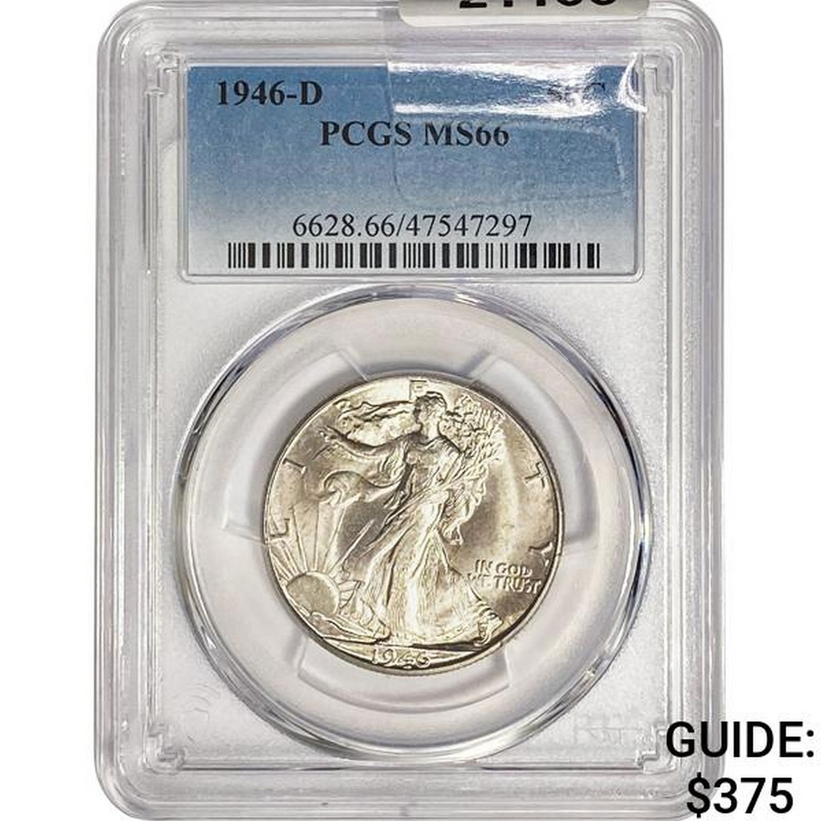 1946-D Walking Liberty Half Dollar PCGS MS66 (1 of 2)
