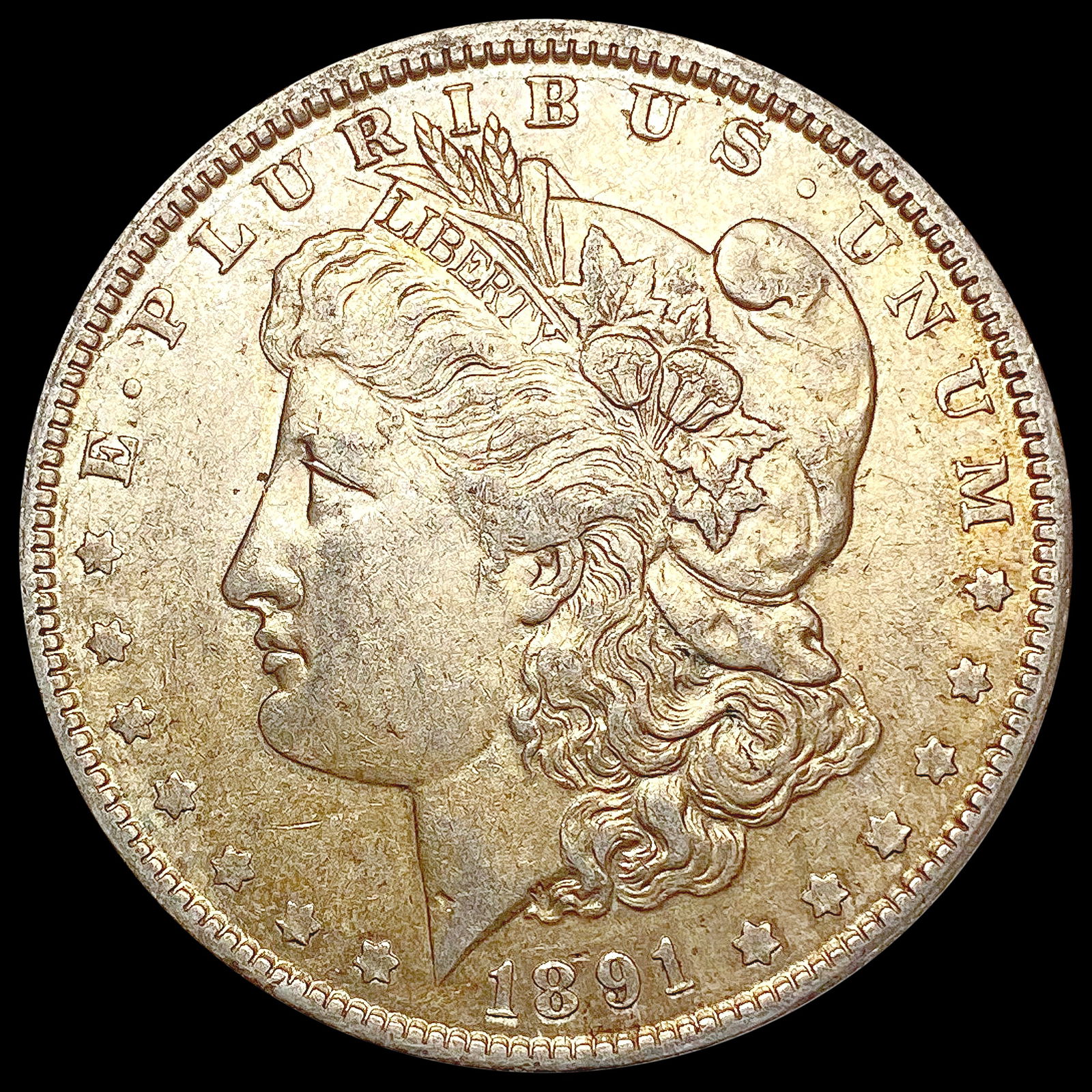 1891-O Morgan Silver Dollar NEARLY UNCIRCULATED (1 of 2)