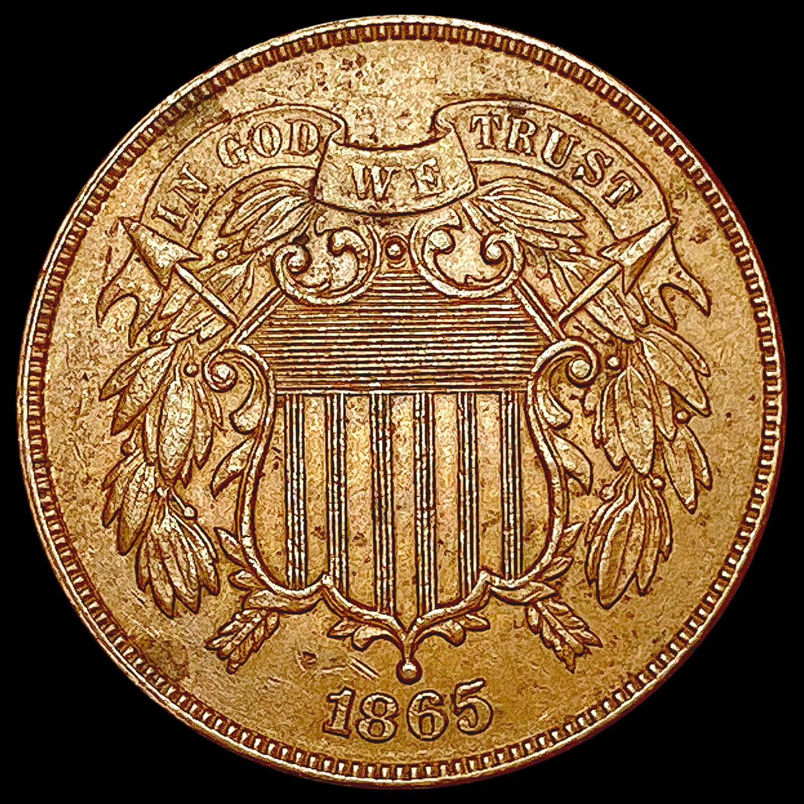 1865 Two Cent Piece UNCIRCULATED (1 of 2)