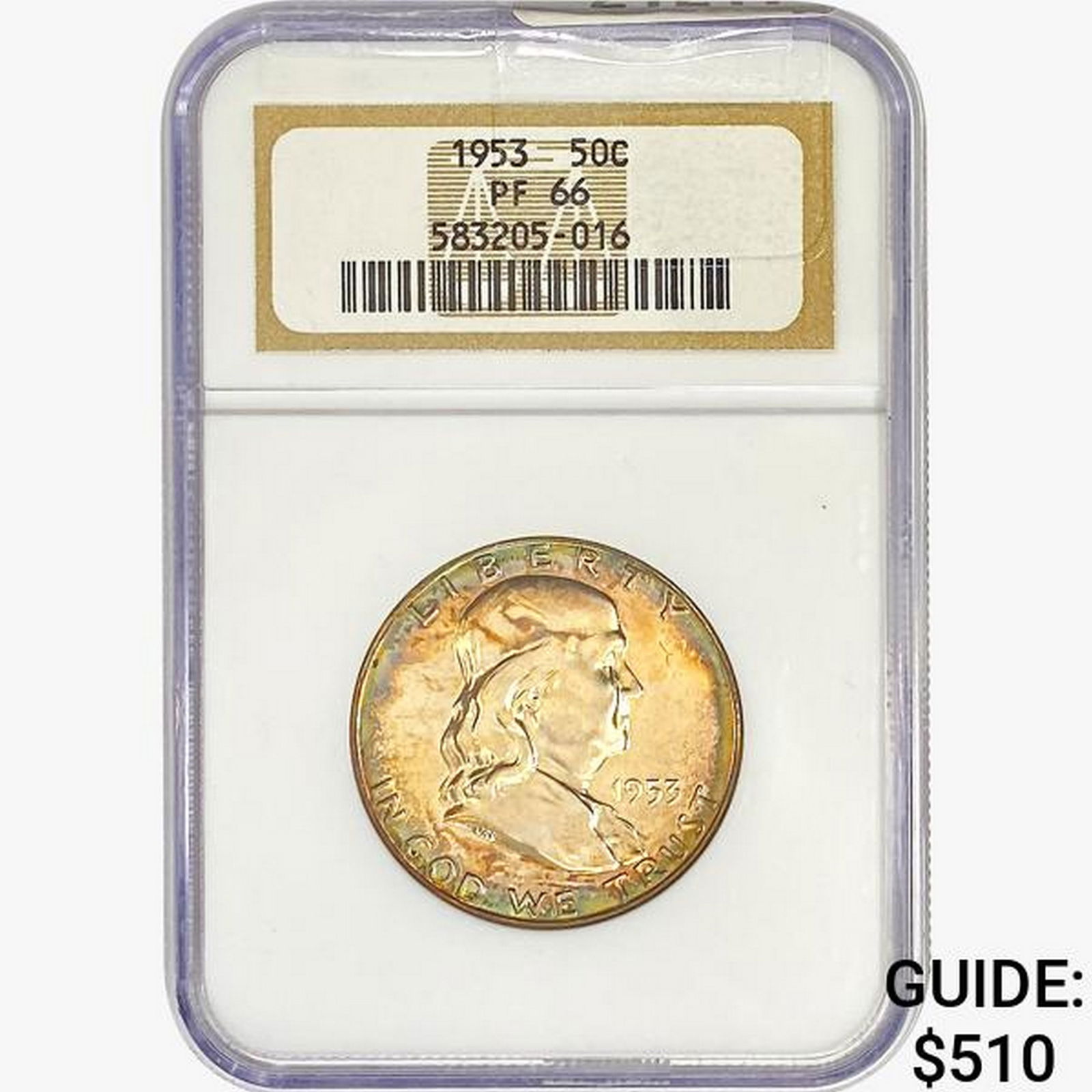 1953 Franklin Half Dollar NGC PF66 (1 of 2)