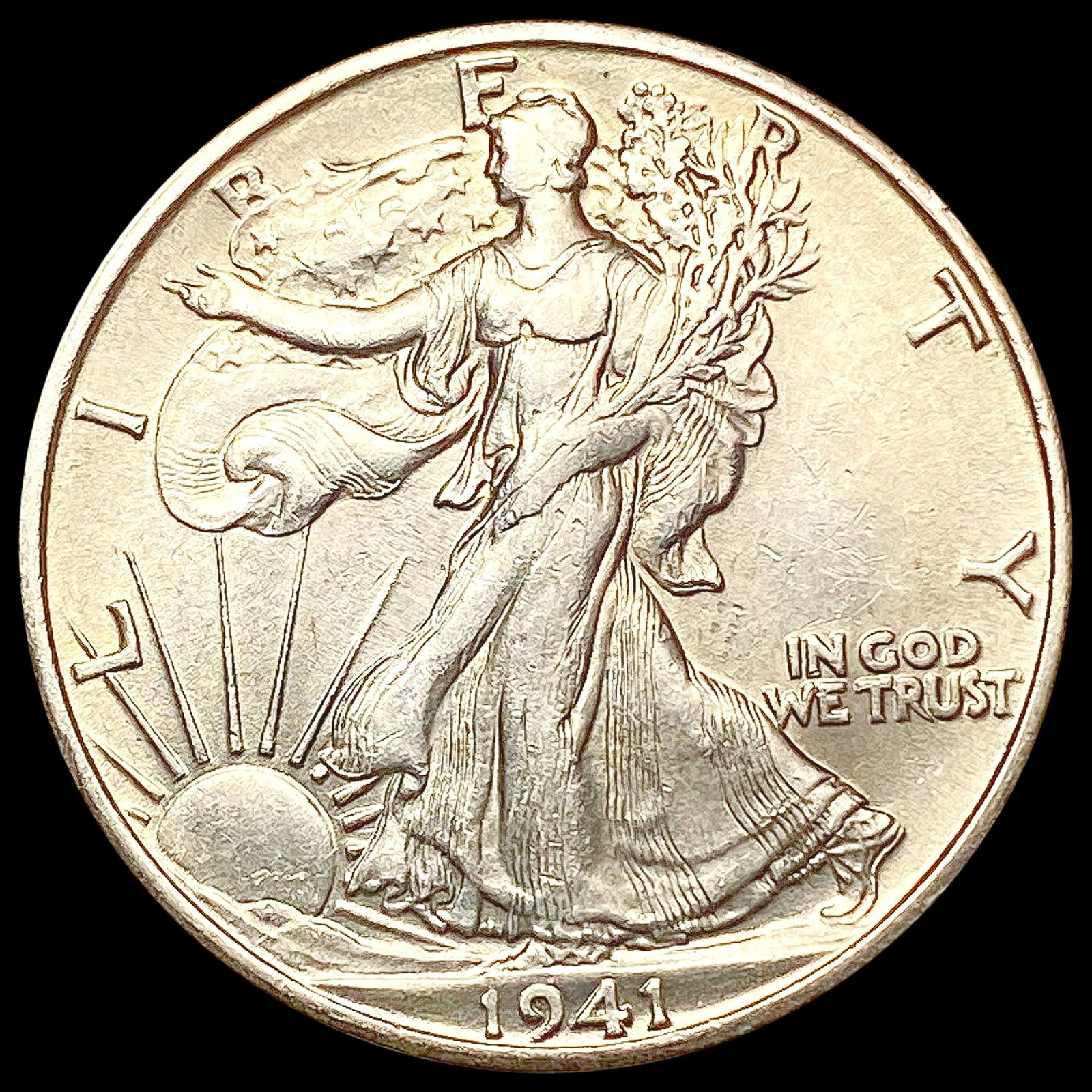 1941-S Walking Liberty Half Dollar UNCIRCULATED (1 of 2)