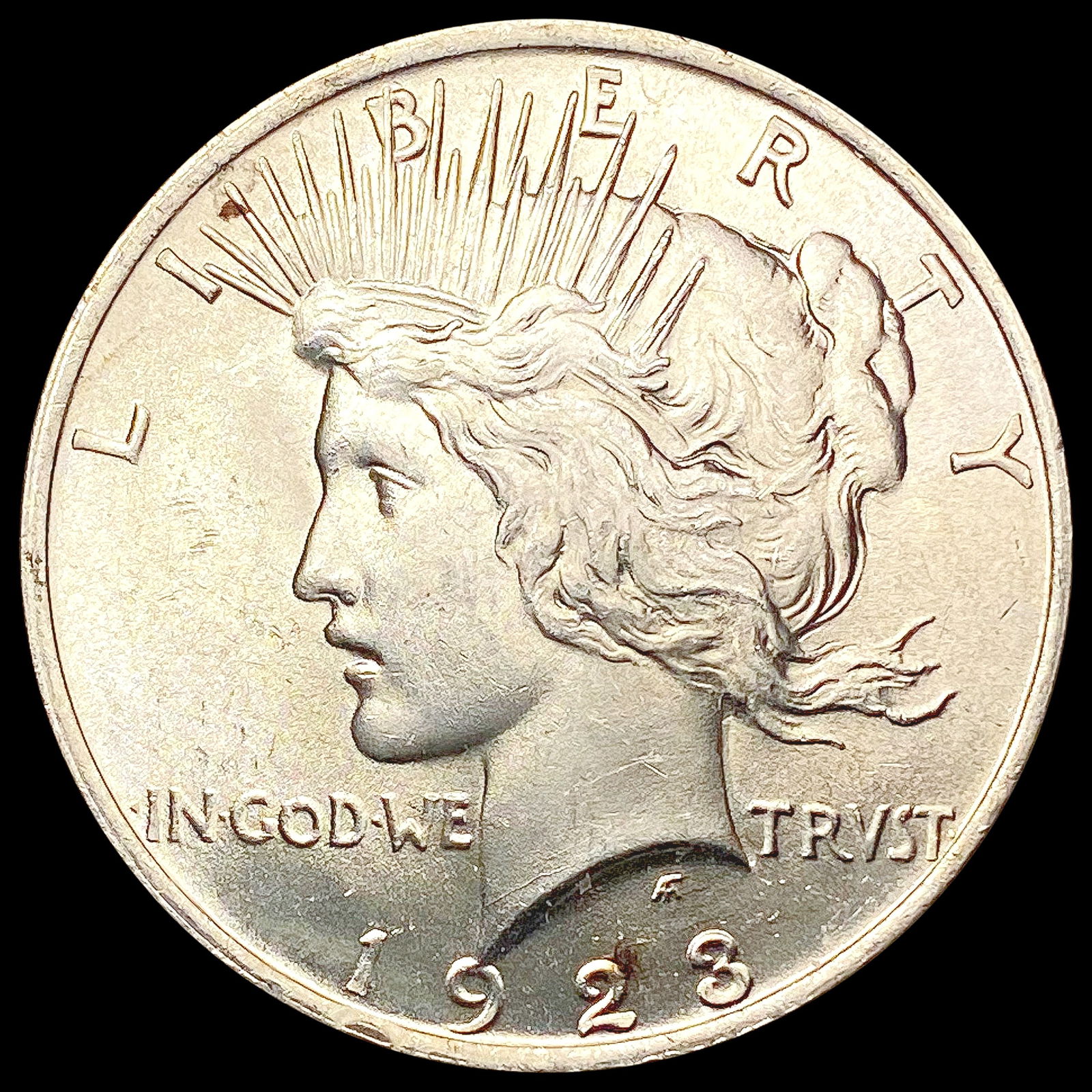 1923 Silver Peace Dollar CHOICE BU (1 of 2)